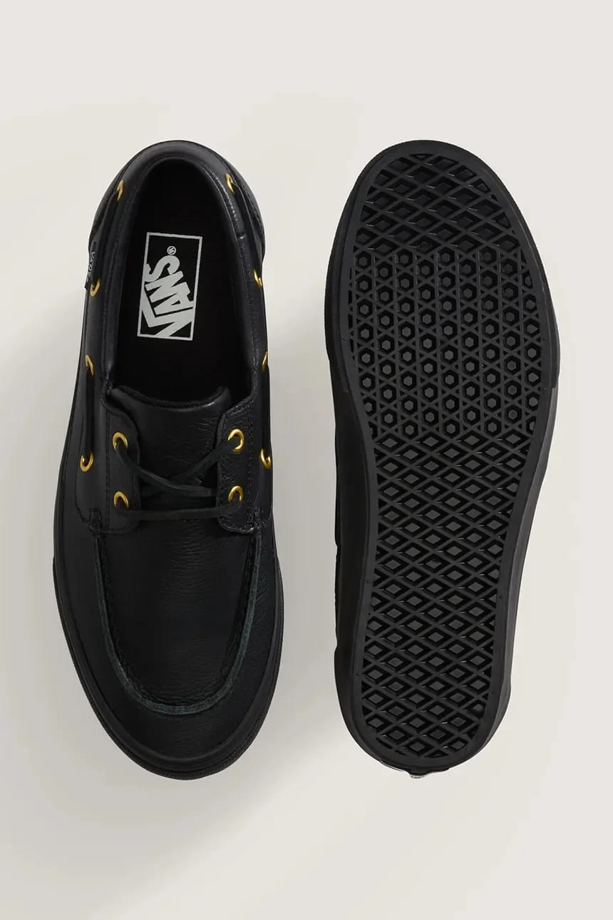 кожаные кроссовки Boat Shoe с 2 люверсами - фото 4