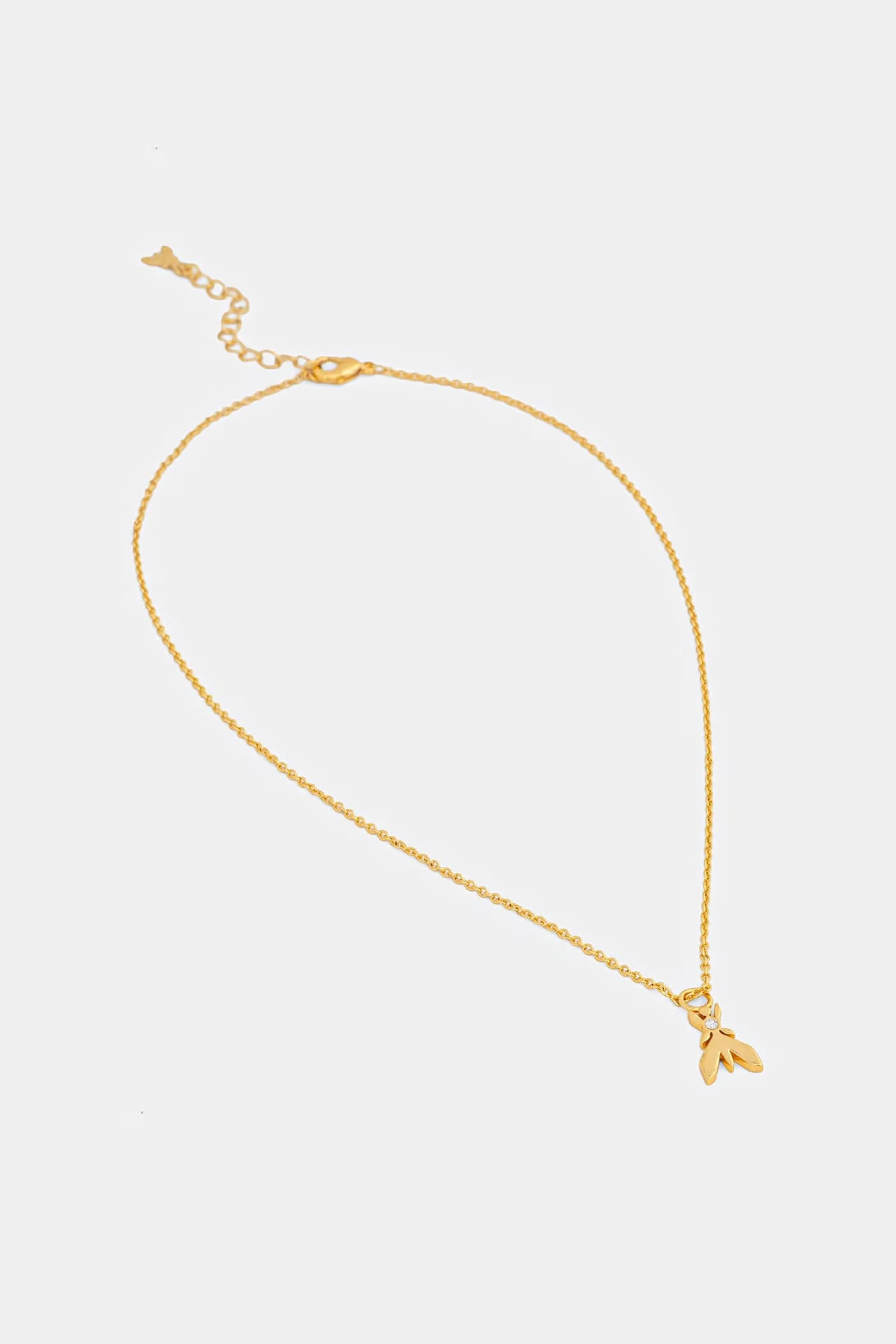 Женское латунное колье с кулоном - фото 1