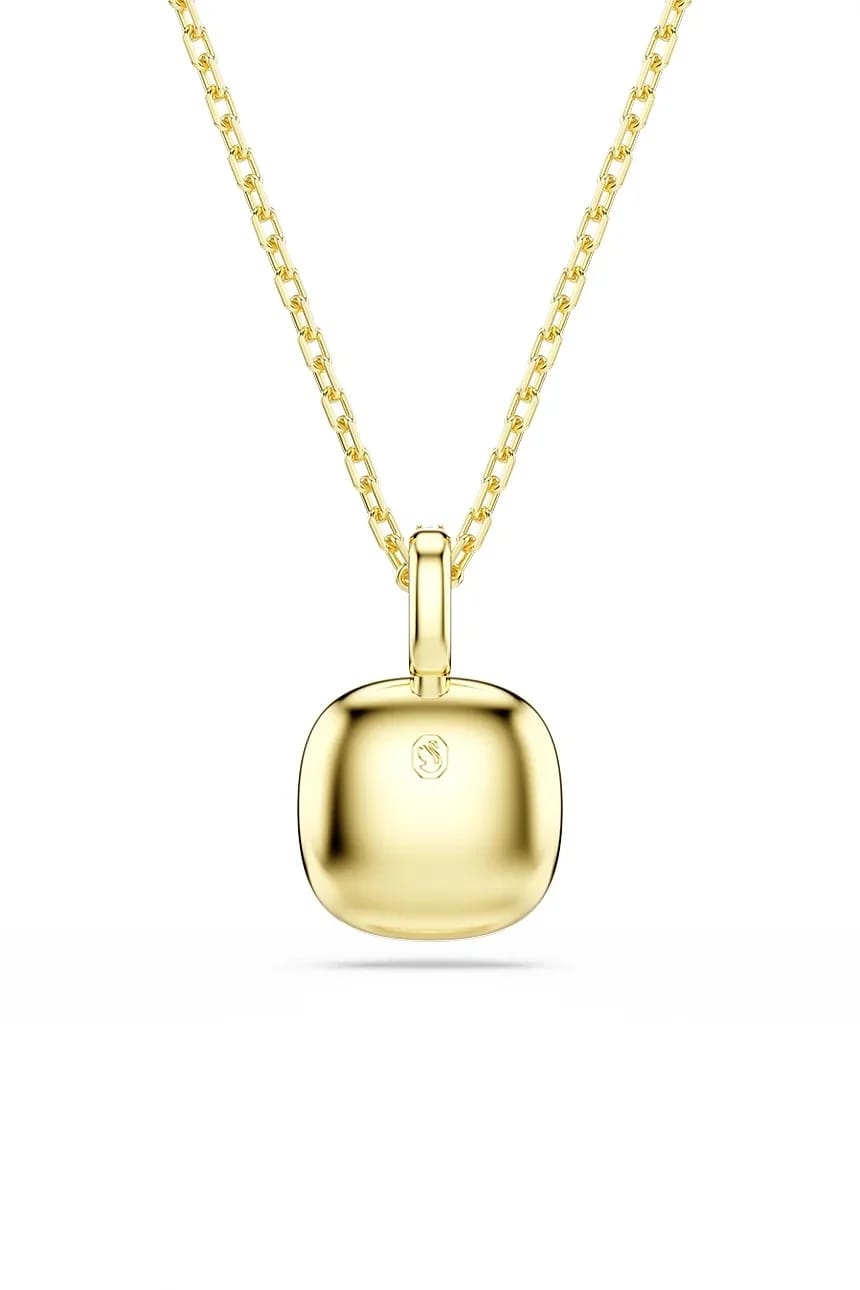 Женское позолоченное колье с кулоном с кристаллом Swarovski UNA - фото 4