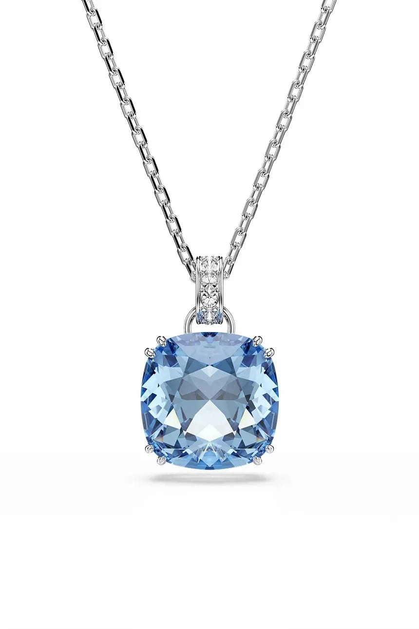 Женское металлическое колье с кулоном с кристаллом Swarovski MILLENIA - фото 1