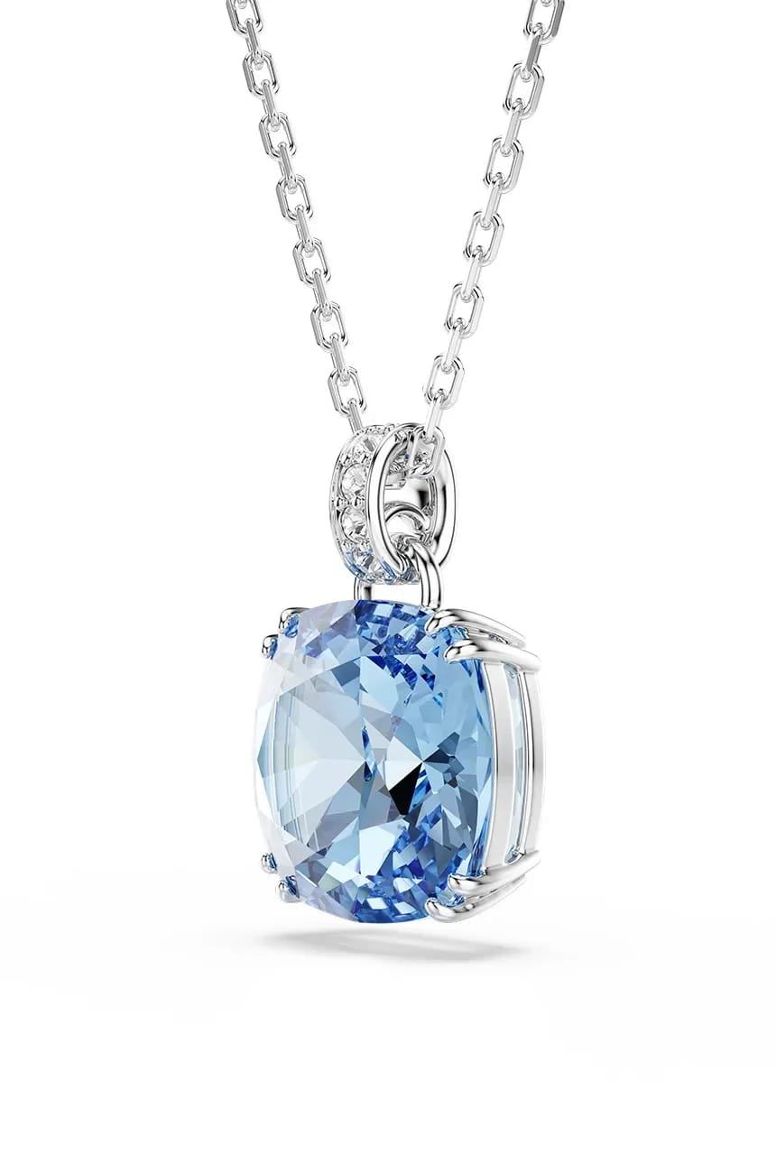 Женское металлическое колье с кулоном с кристаллом Swarovski MILLENIA - фото 3
