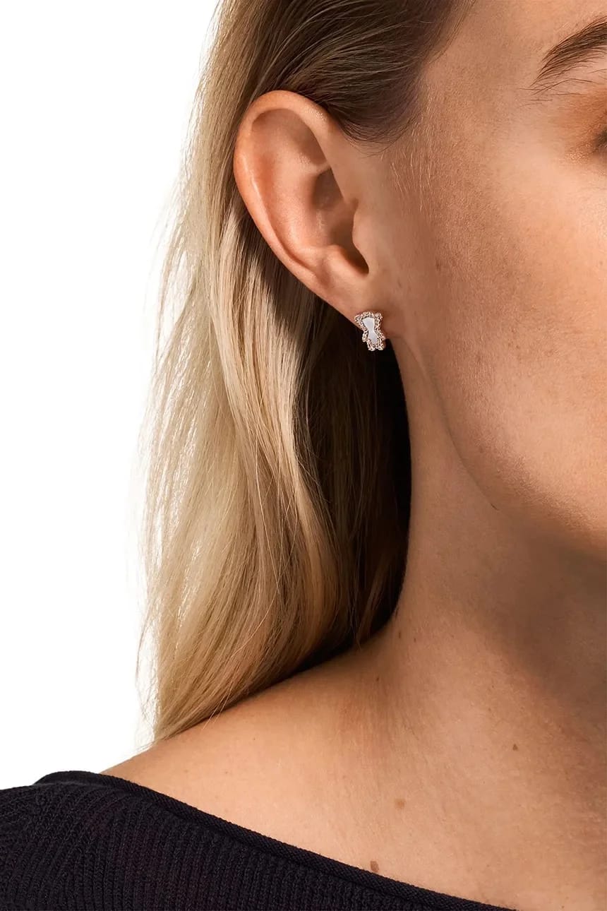 Сентиментальные женские серьги из латуни - фото 3