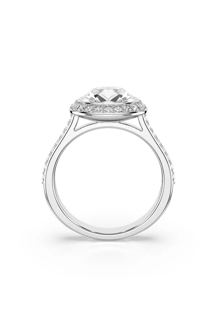 Женское металлическое кольцо с кристаллом Swarovski UNA - фото 4