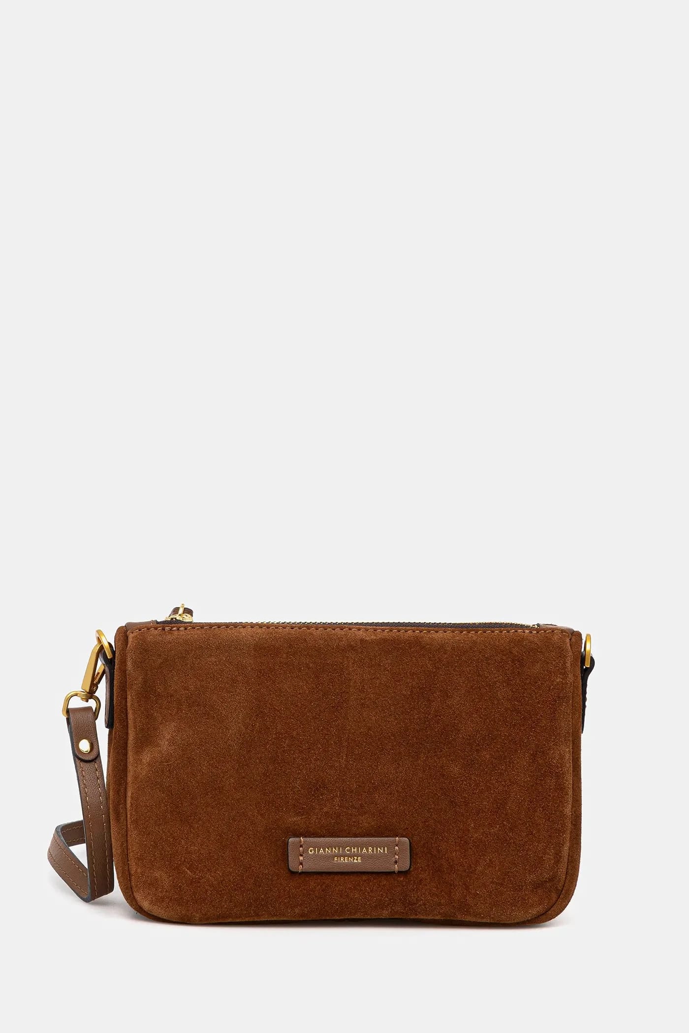 Женская замшевая сумка через плечо NORA POUCH - фото 1