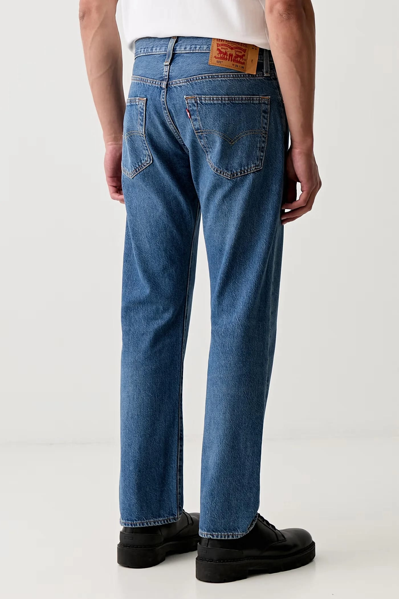 Мужские прямые джинсы 501® LEVIS®ORIGINAL FIT - фото 3