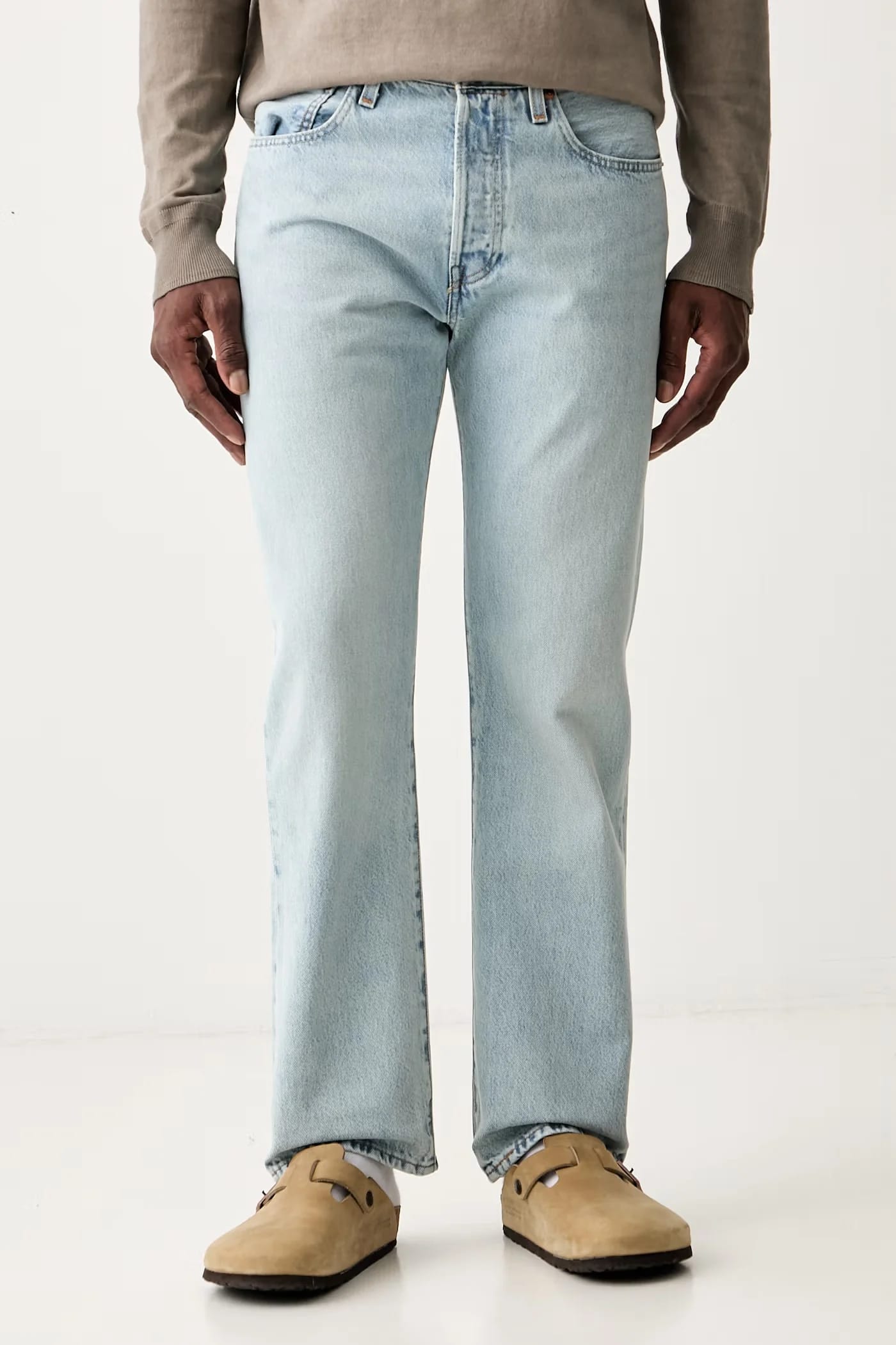 Мужские прямые джинсы 501® LEVIS®ORIGINAL FIT - фото 1
