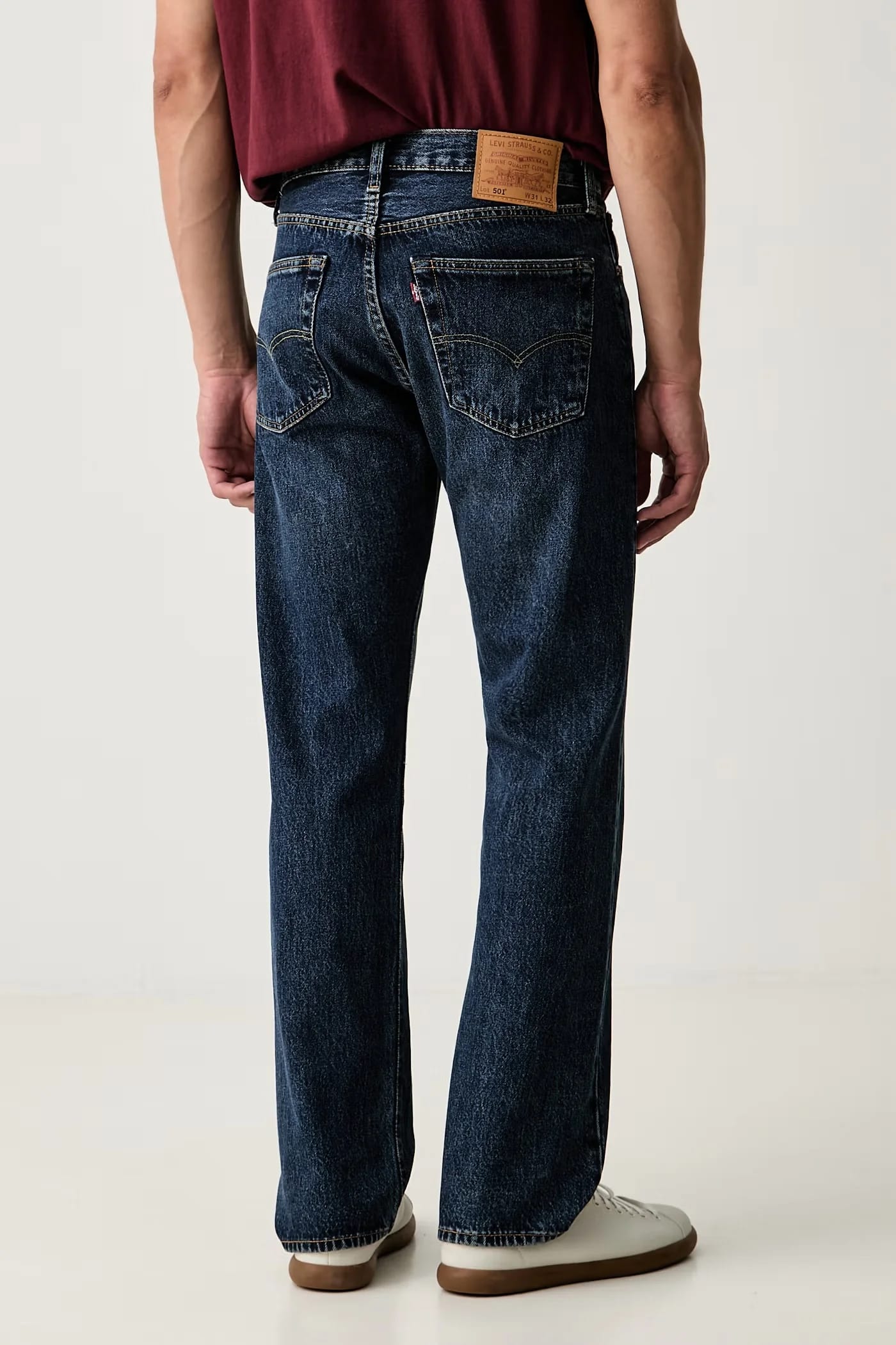 Мужские прямые джинсы 501® LEVIS®ORIGINAL FIT - фото 3