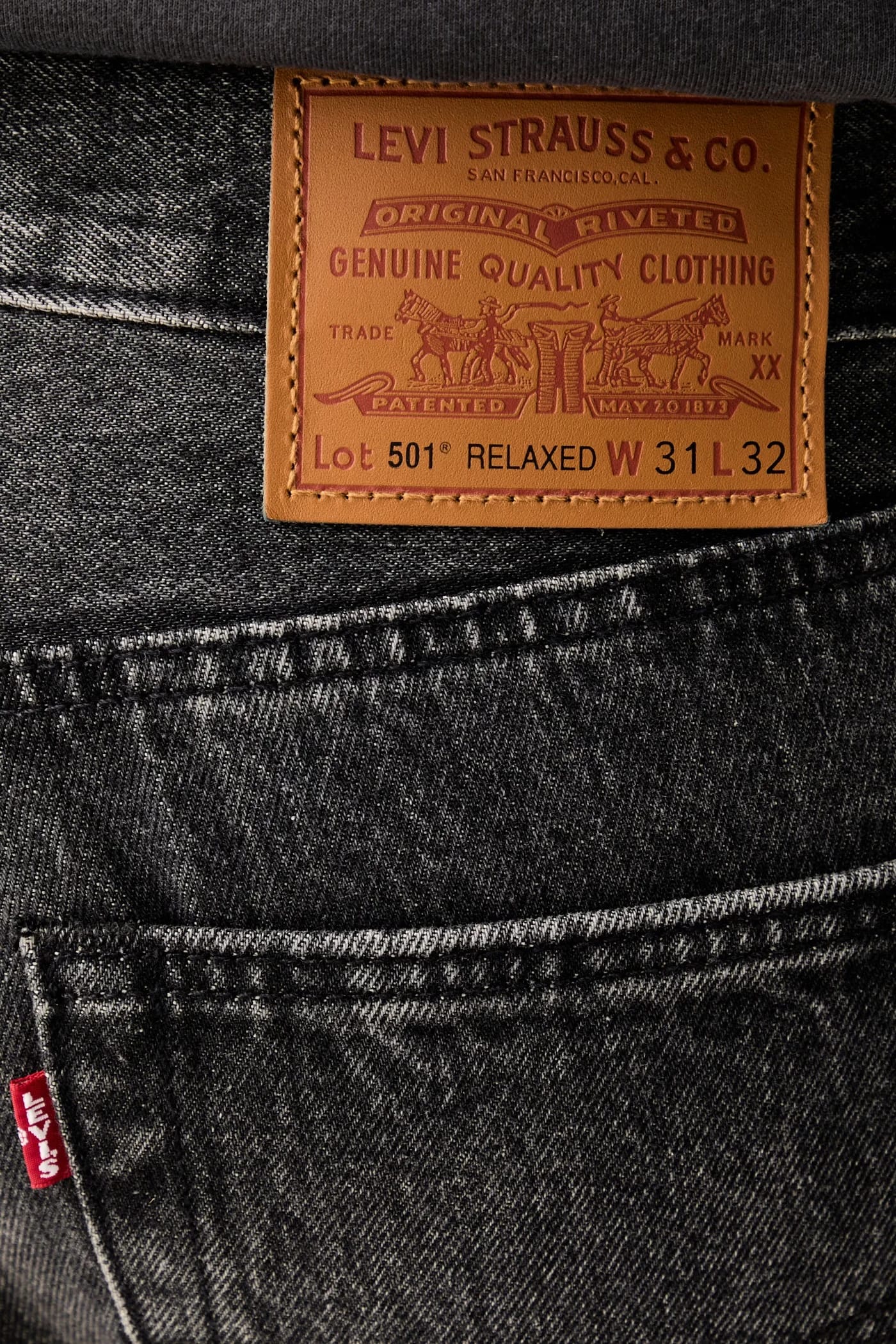 Мужские джинсы свободного кроя 501® RELAXED - фото 4