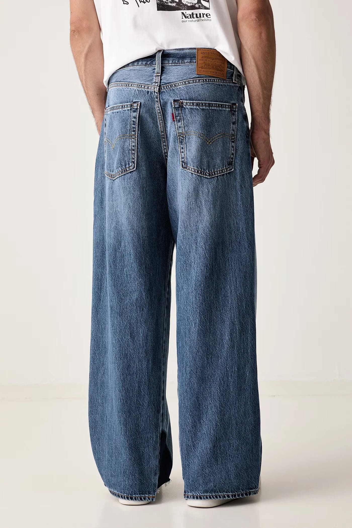 Мужские широкие джинсы BAGGY WIDE LEG - фото 3