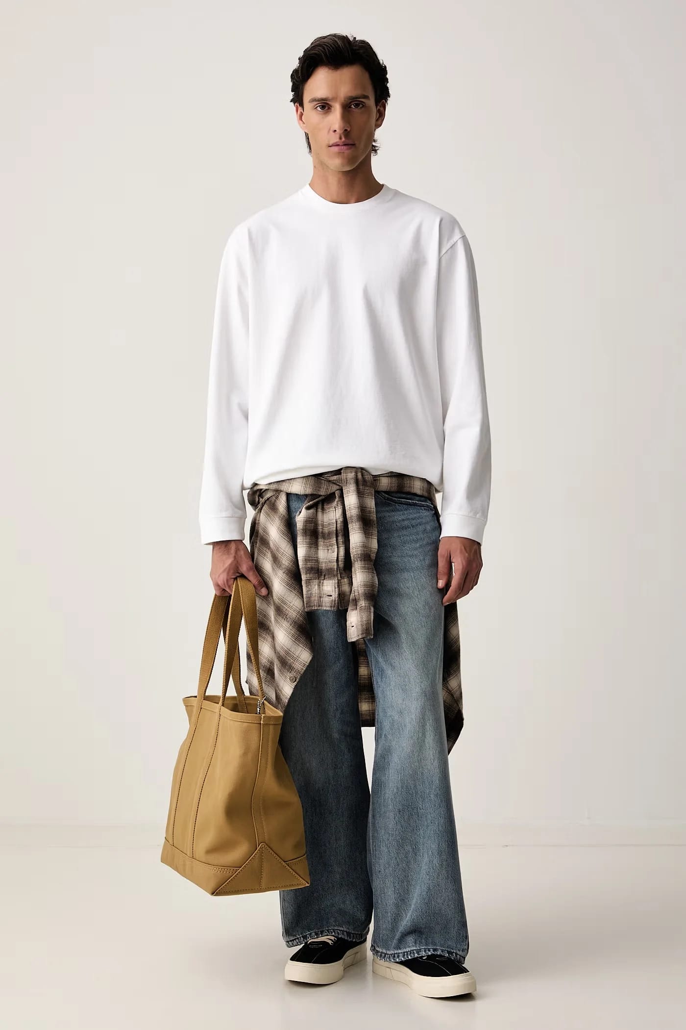 Мужские джинсы TWISTED BAGGY WIDE LEG - фото 2