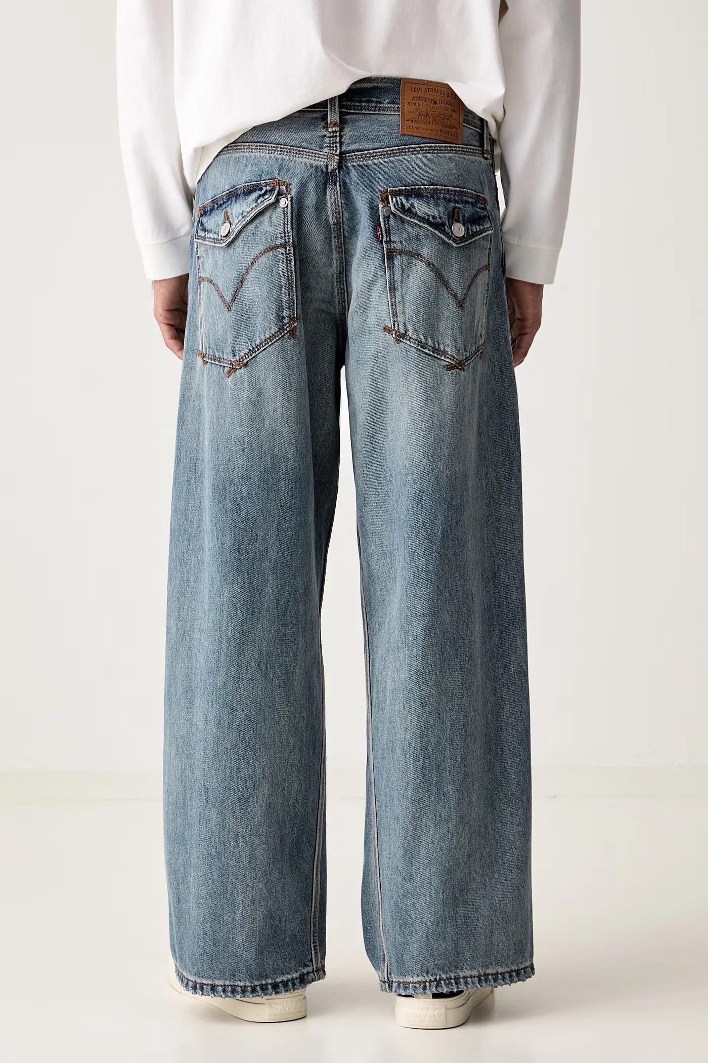 Мужские джинсы TWISTED BAGGY WIDE LEG - фото 3