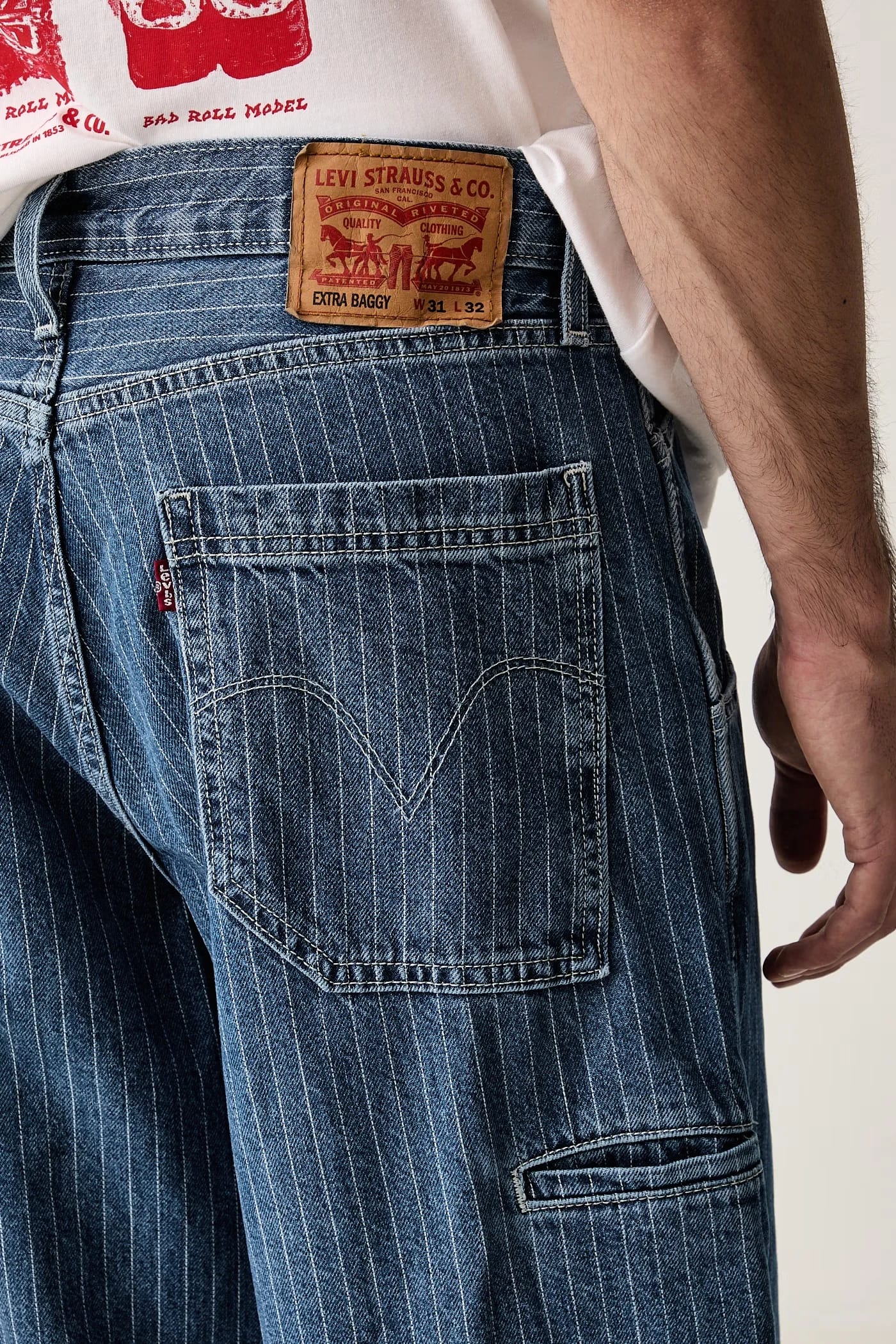 Мужские джинсы свободного кроя EXTRA BAGGY UTILITY - фото 5