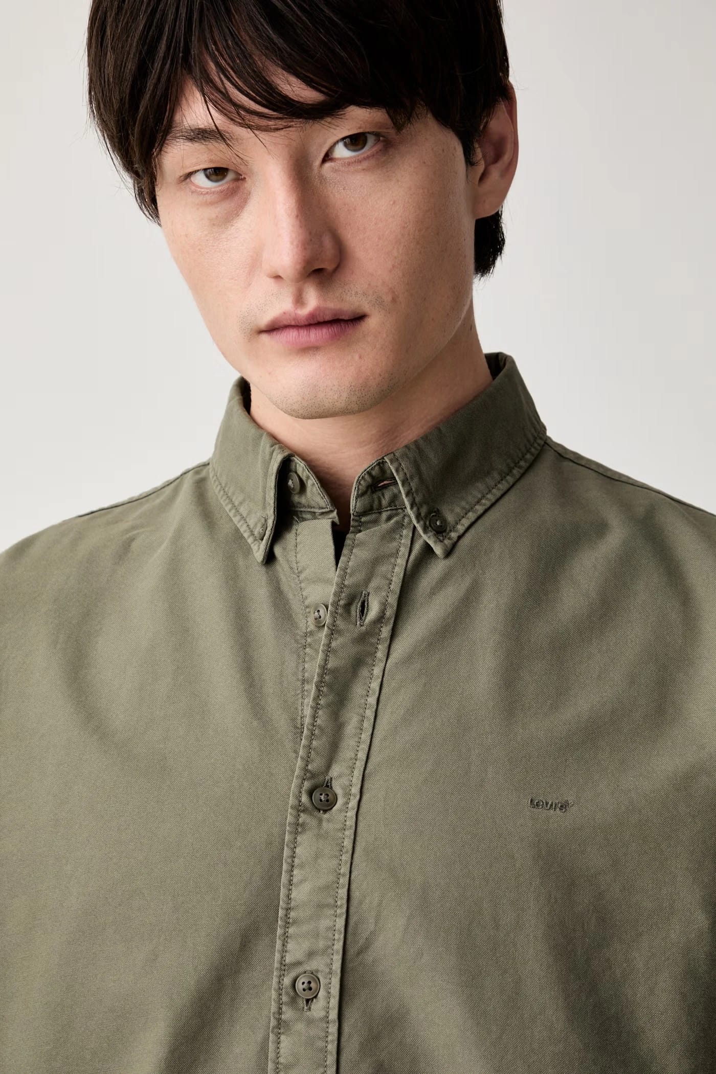 Мужская рубашка из хлопка AUTHENTIC BUTTON DOWN - фото 4