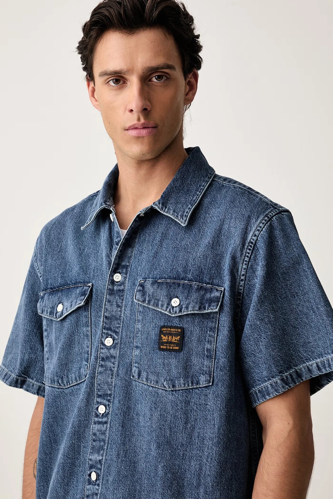 Рубашка мужская хлопковая SS WORKER - WW x WORKWEAR - фото 4