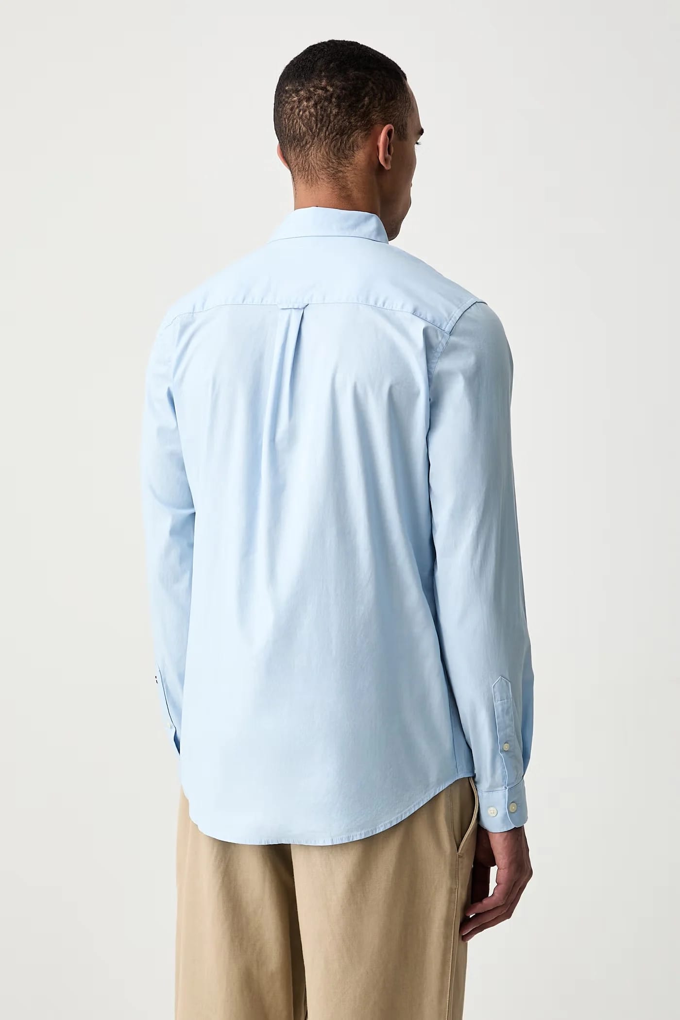 Мужская рубашка из хлопка STRETCH COTTON POPLIN - фото 3