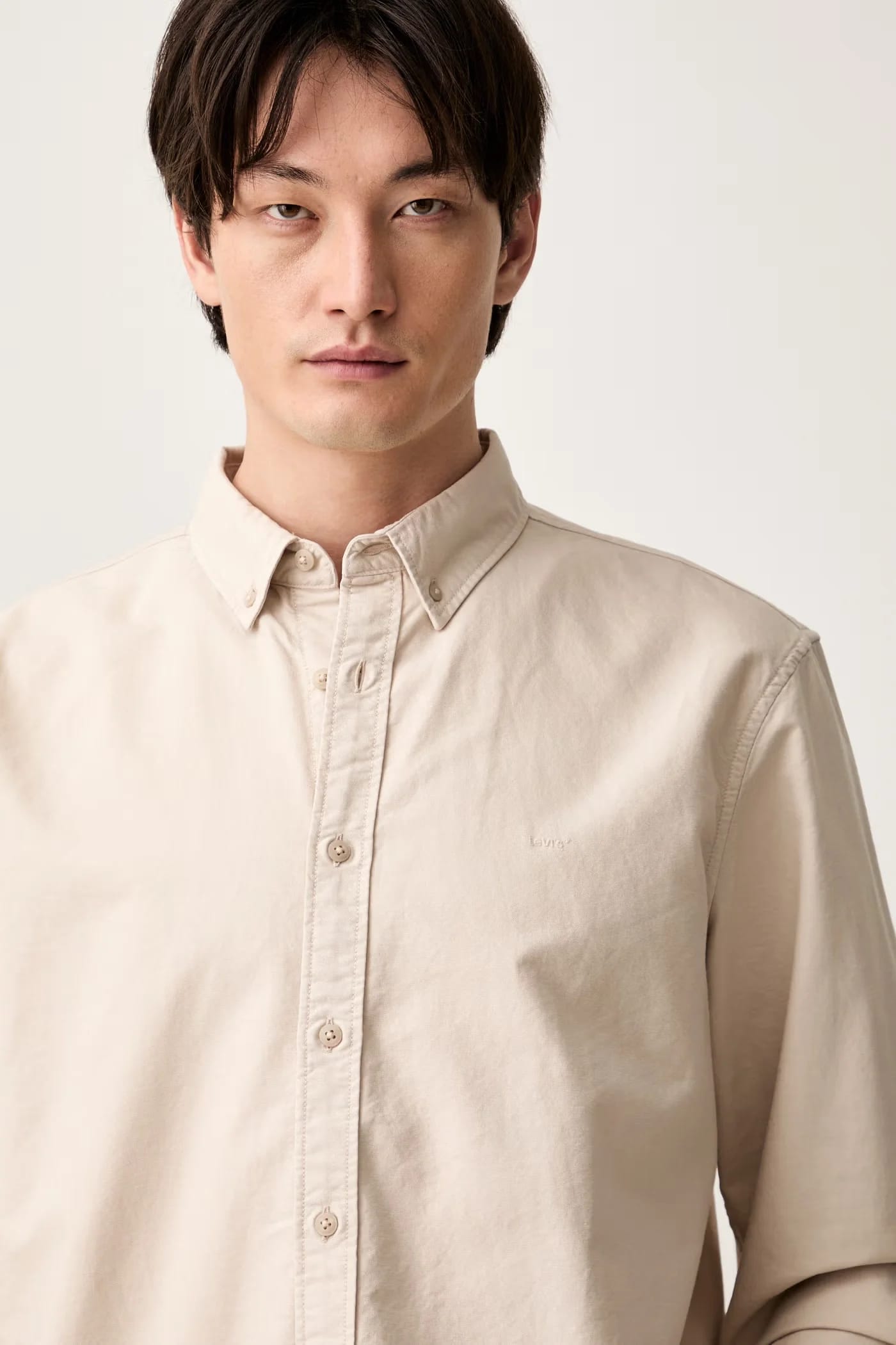 Мужская рубашка из хлопка AUTHENTIC BUTTON DOWN - фото 4