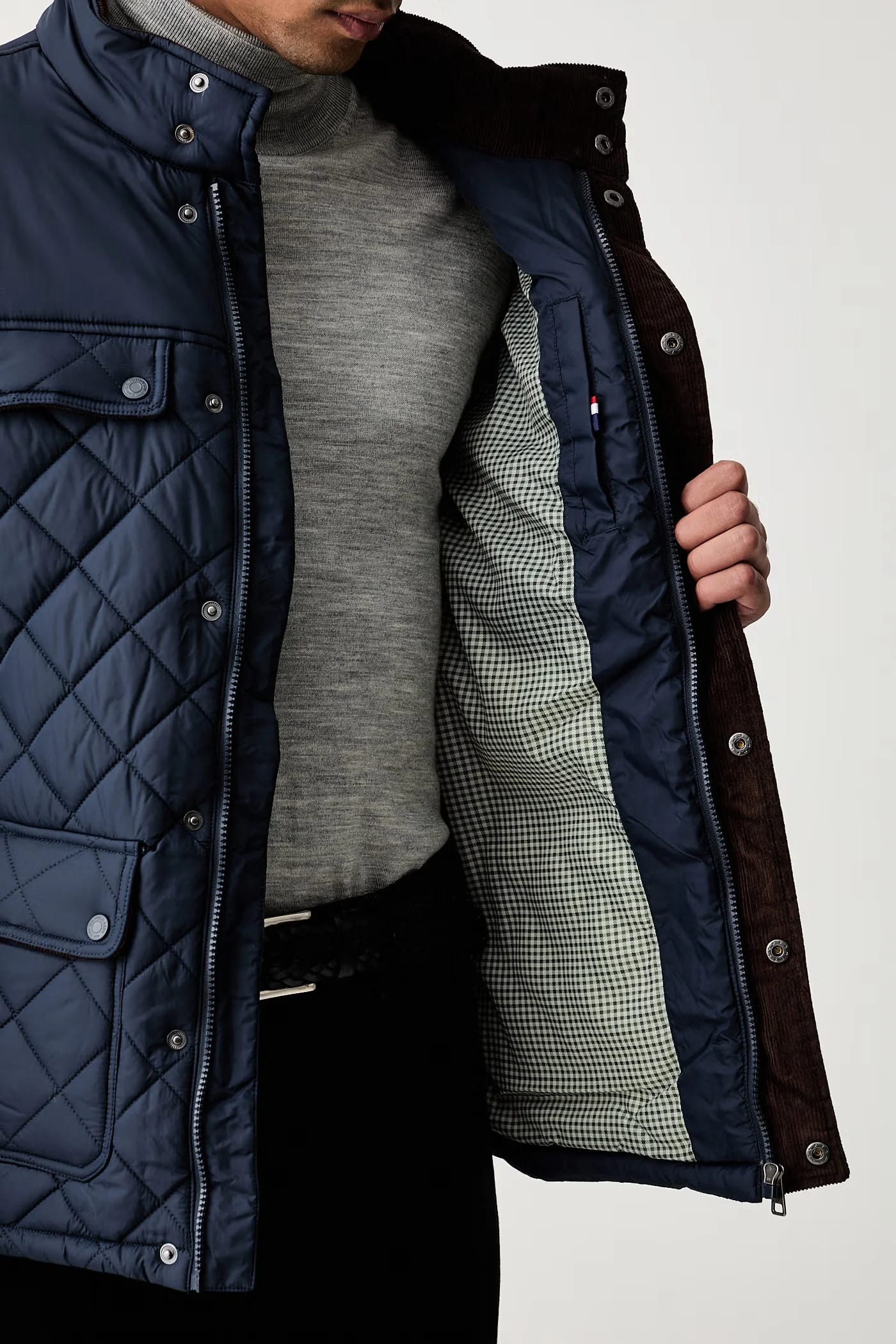 куртка мужская DIAMOND QUILTED FUNNEL - фото 6