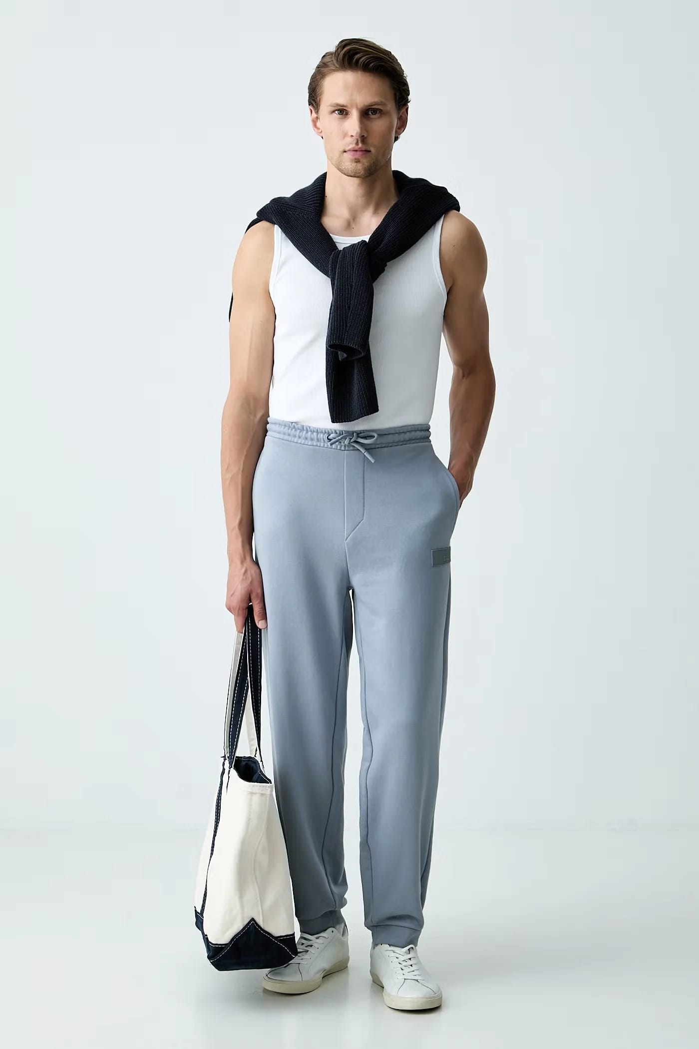 Мужские хлопковые спортивные штаны JT_Long Pants - фото 2
