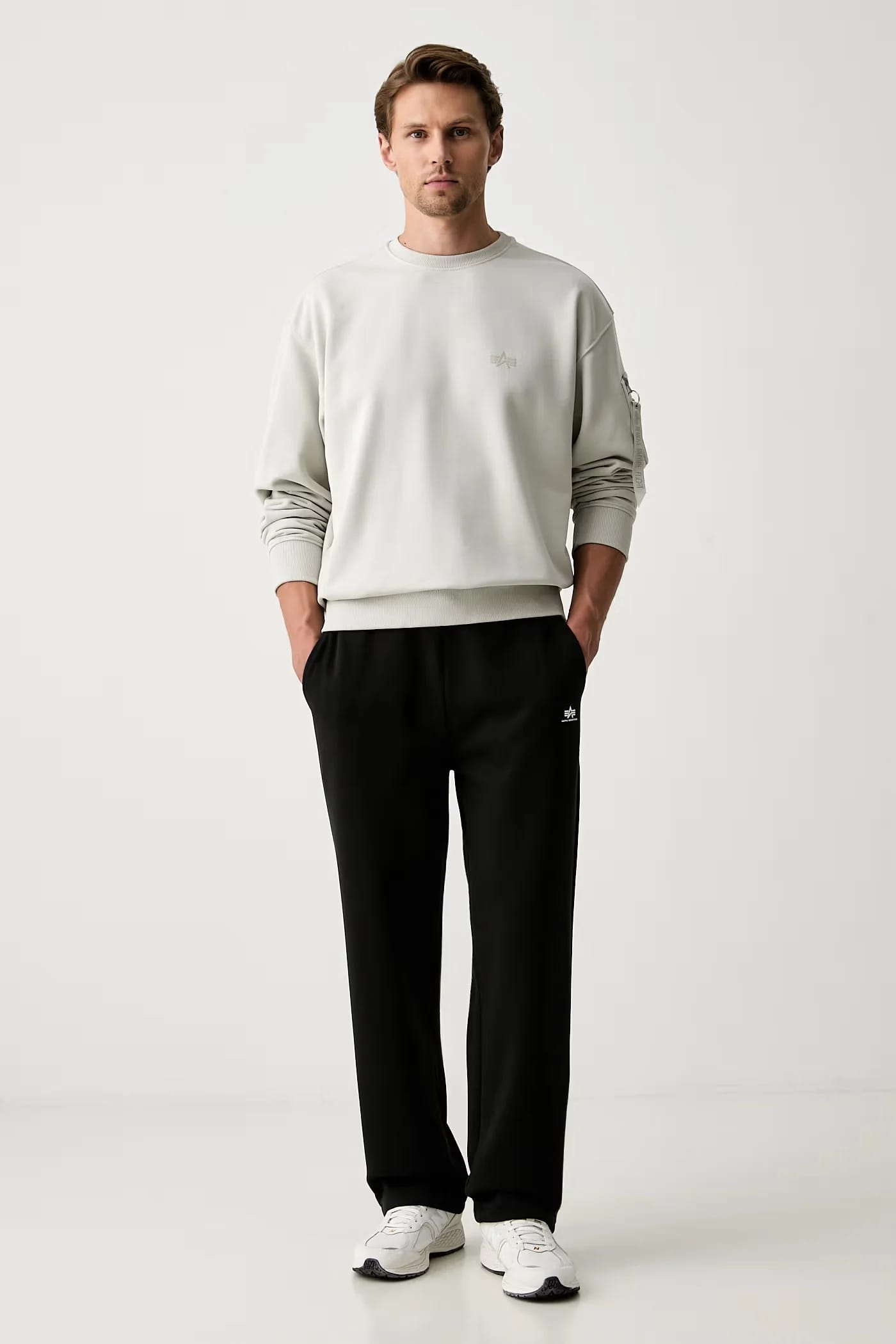 Мужские спортивные брюки из хлопка Basic Straight - фото 2