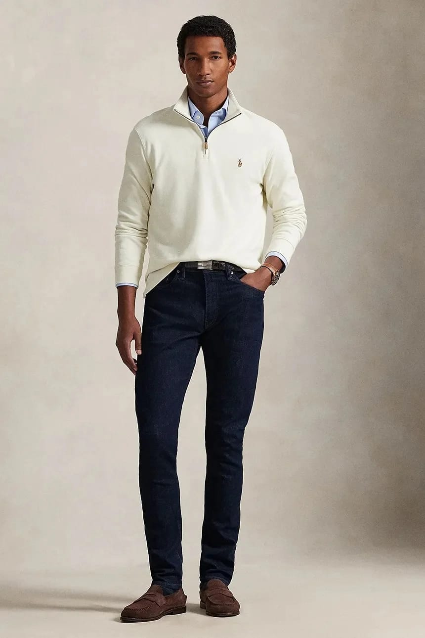 Свитер хлопковый 40/1 DBL KNIT JACQ - фото 3