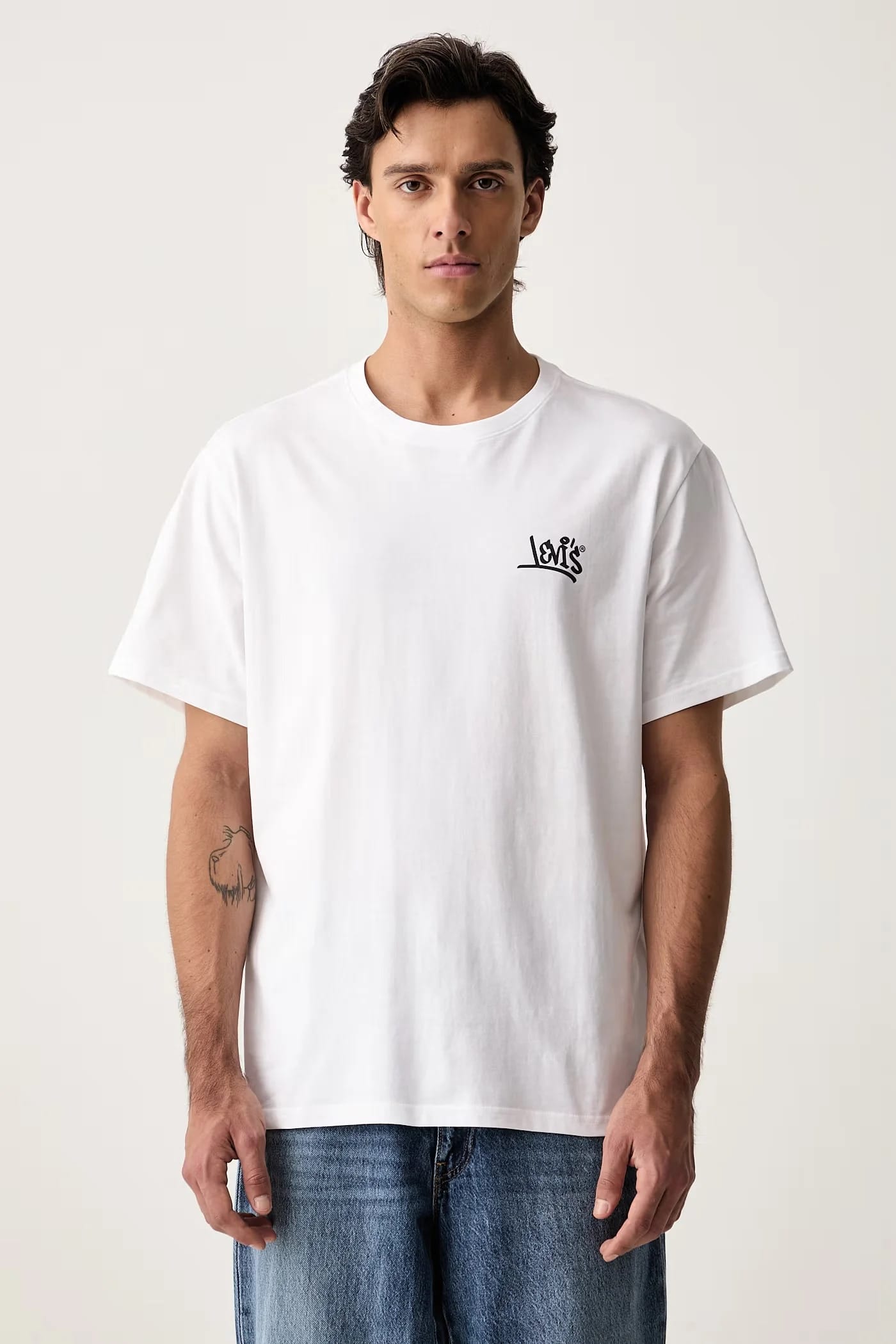 Мужская хлопковая футболка RELAXED FIT TEE - фото 3