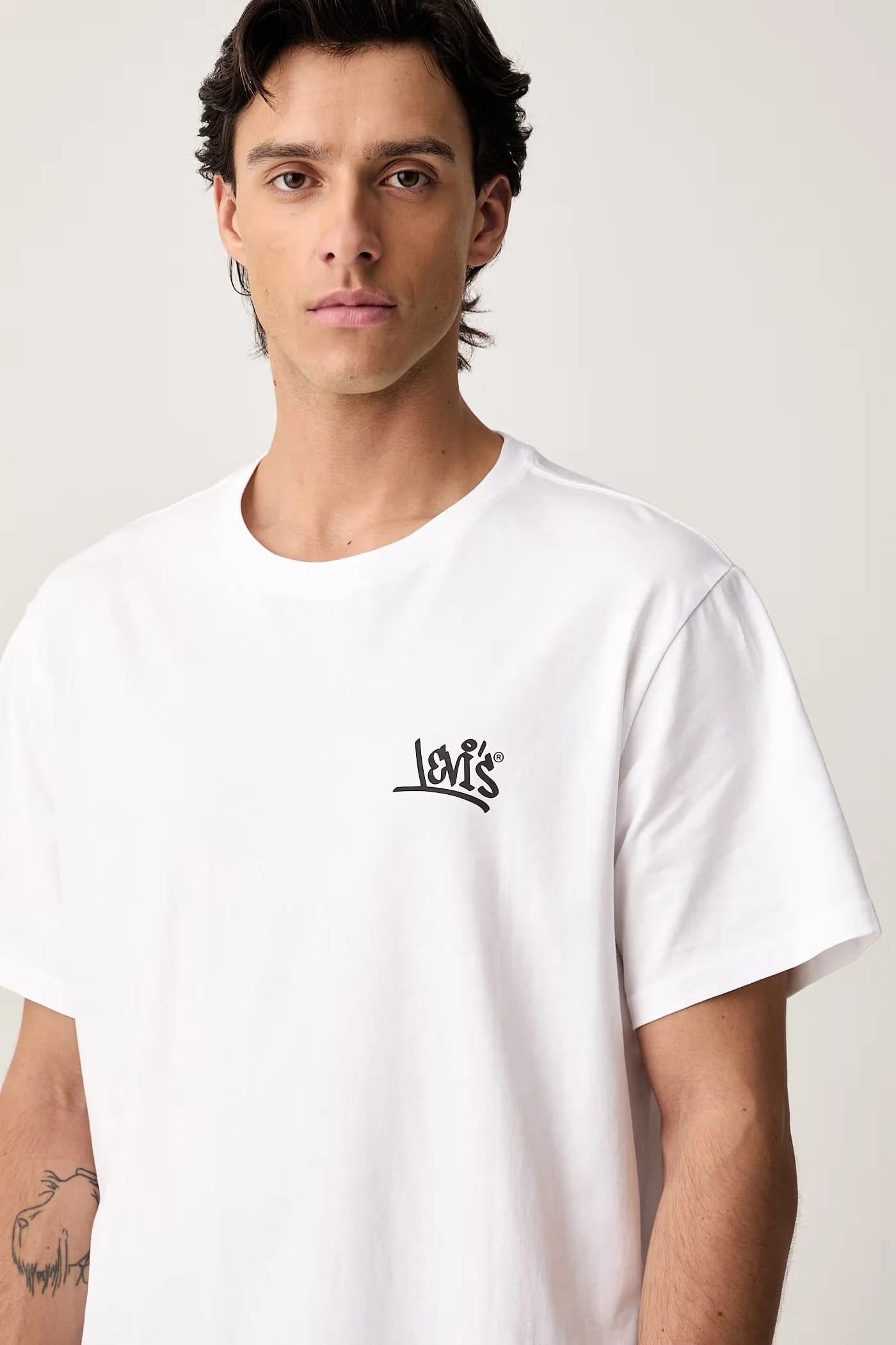 Мужская хлопковая футболка RELAXED FIT TEE - фото 4