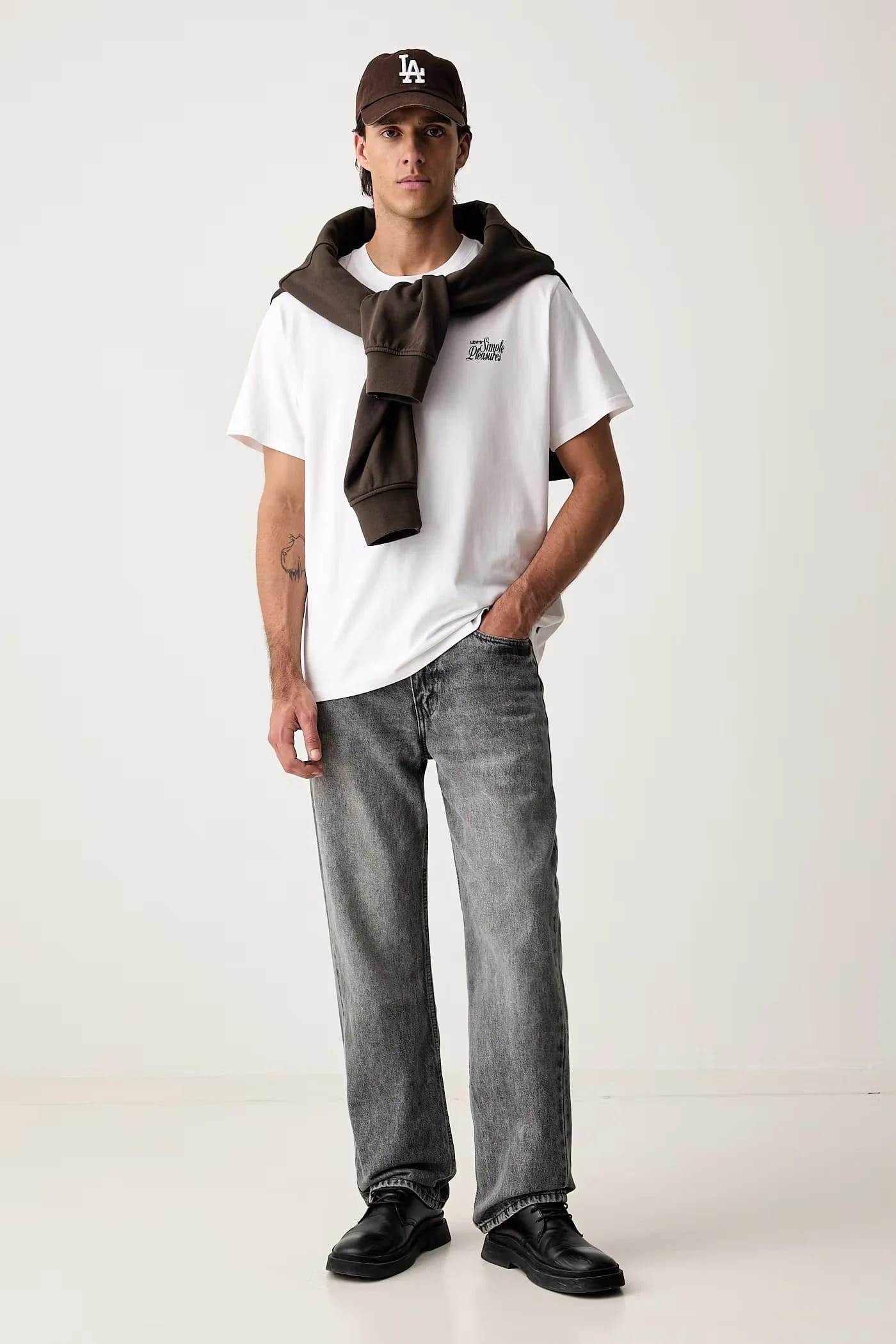 Хлопковая футболка RELAXED FIT TEE - фото 2