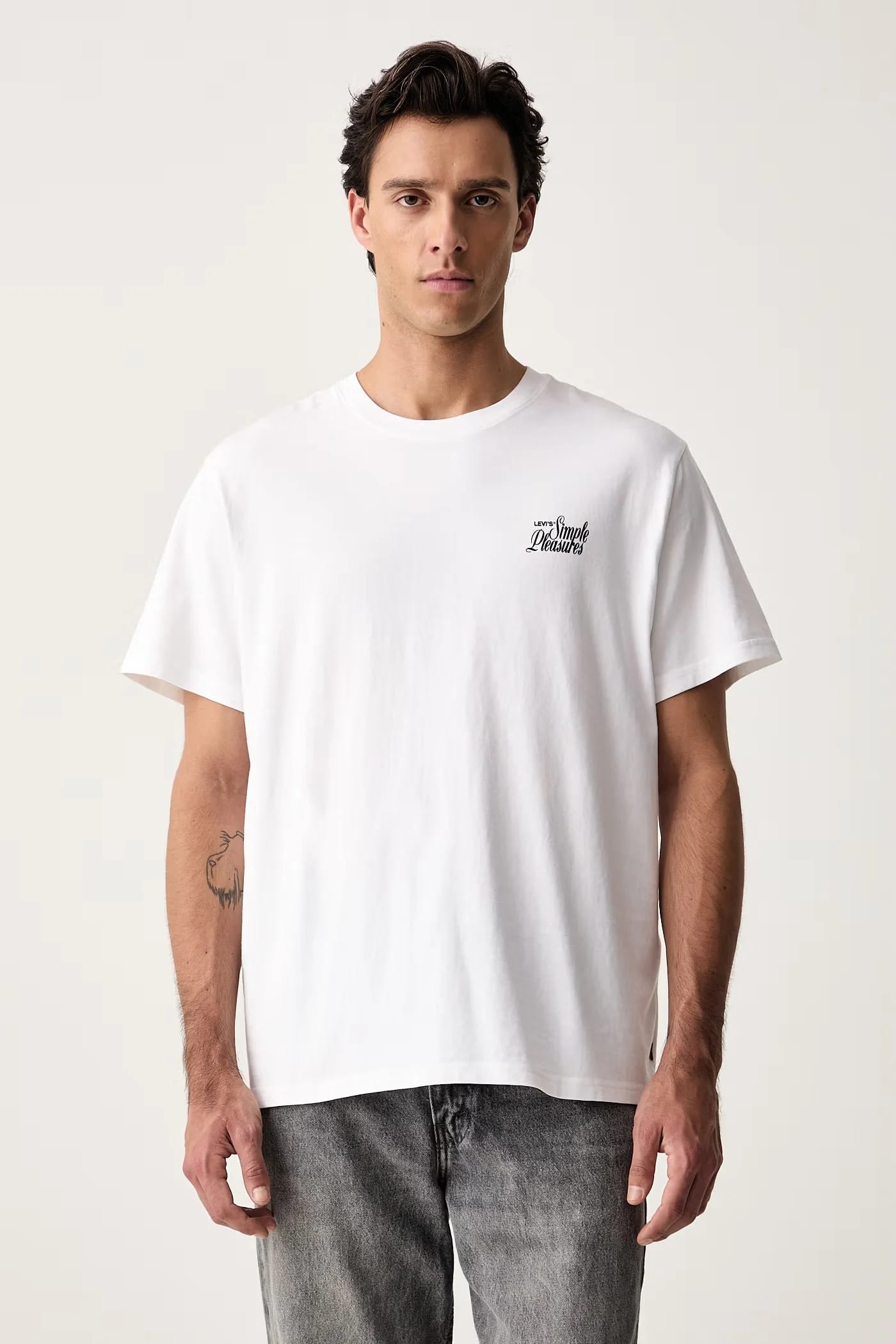 Хлопковая футболка RELAXED FIT TEE - фото 3