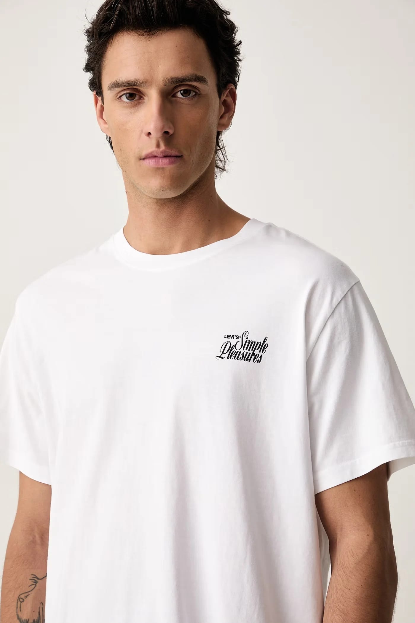 Хлопковая футболка RELAXED FIT TEE - фото 4
