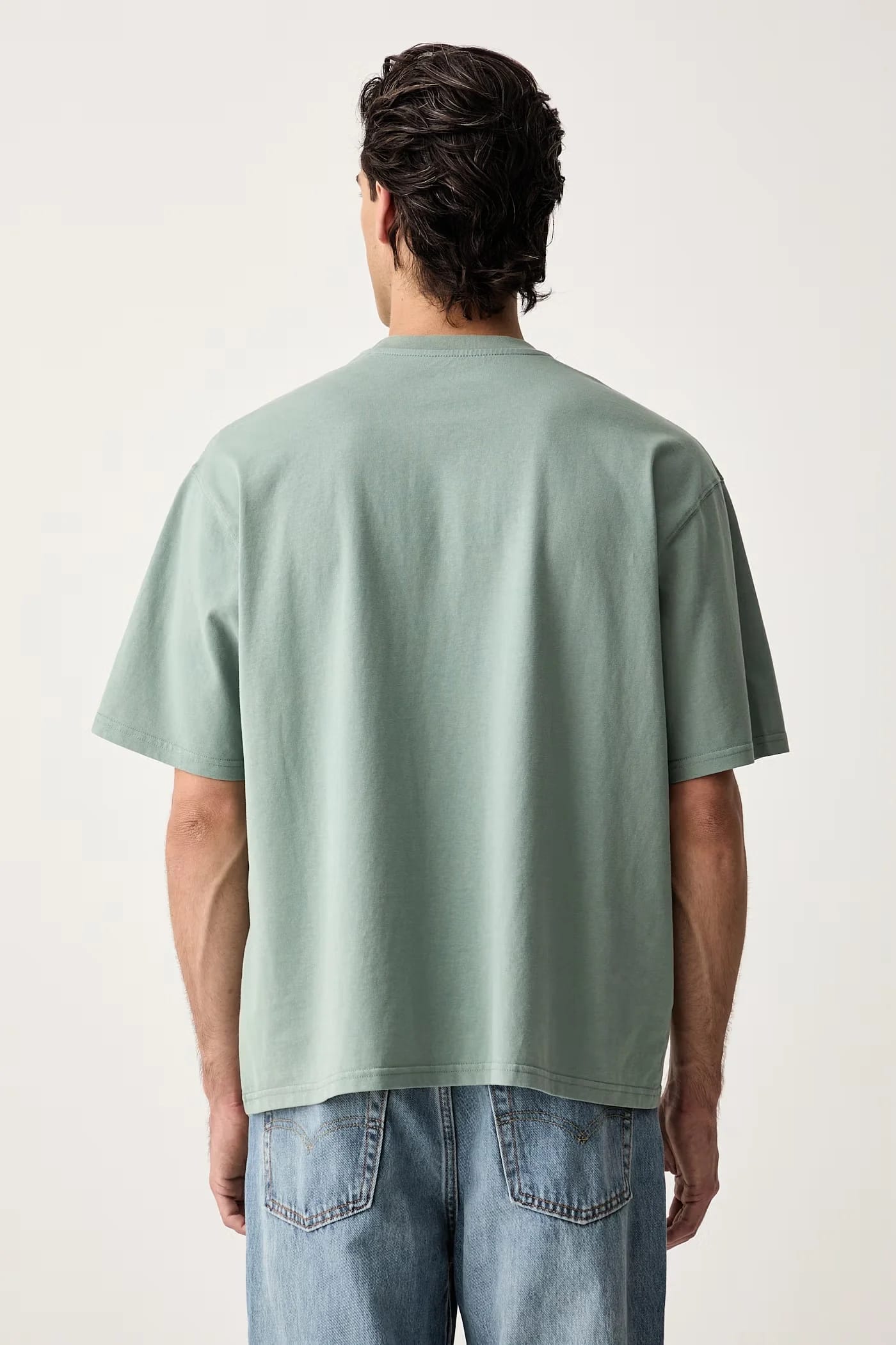 Мужская футболка хлопковая SS WORKWEAR PKT - фото 3