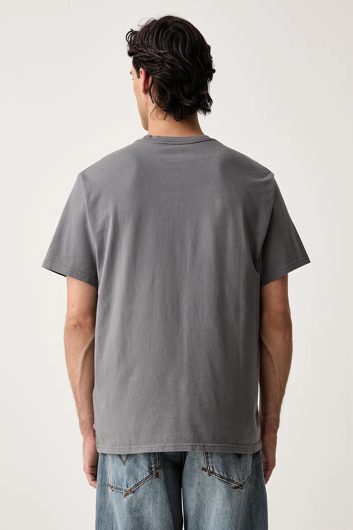 Мужская базовая футболка из хлопка RELAXED FIT TEE - фото 3