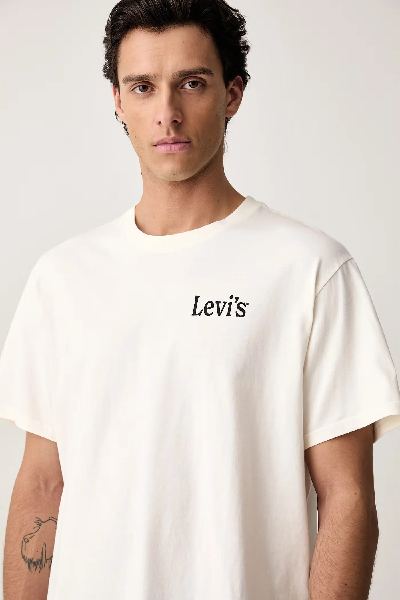 Мужская базовая футболка из хлопка RELAXED FIT TEE - фото 4