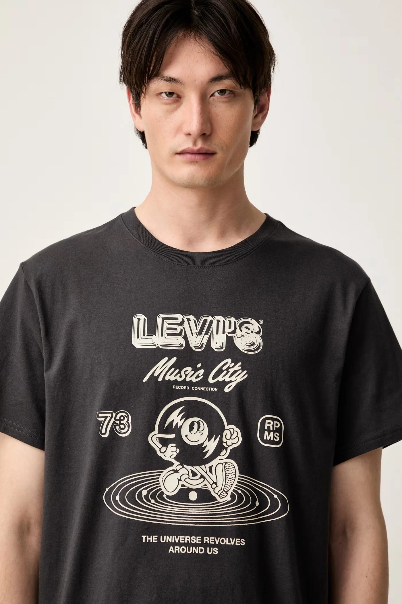 Мужская базовая футболка из хлопка RELAXED FIT TEE - фото 4