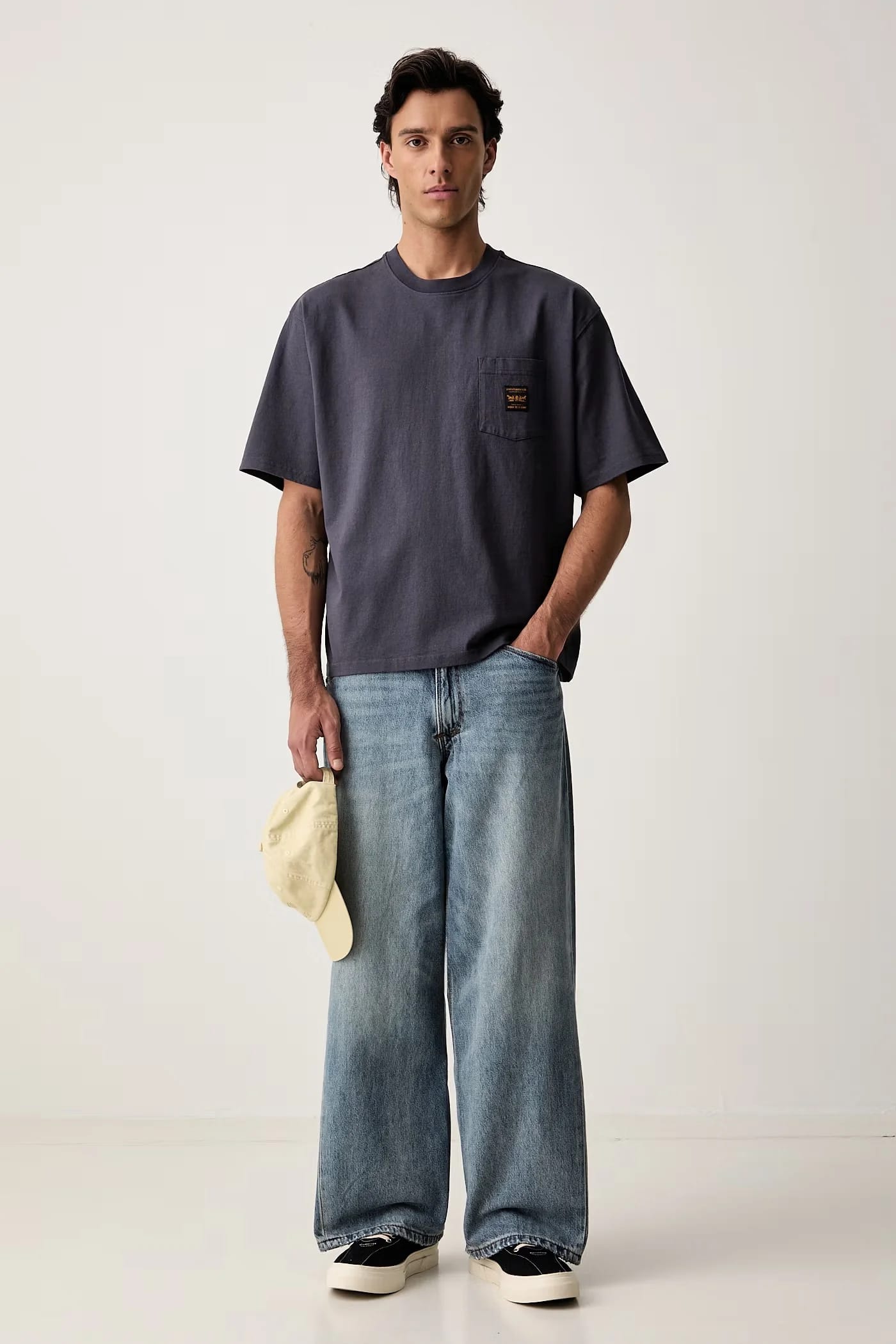 Мужская футболка хлопковая SS WORKWEAR PKT - фото 2