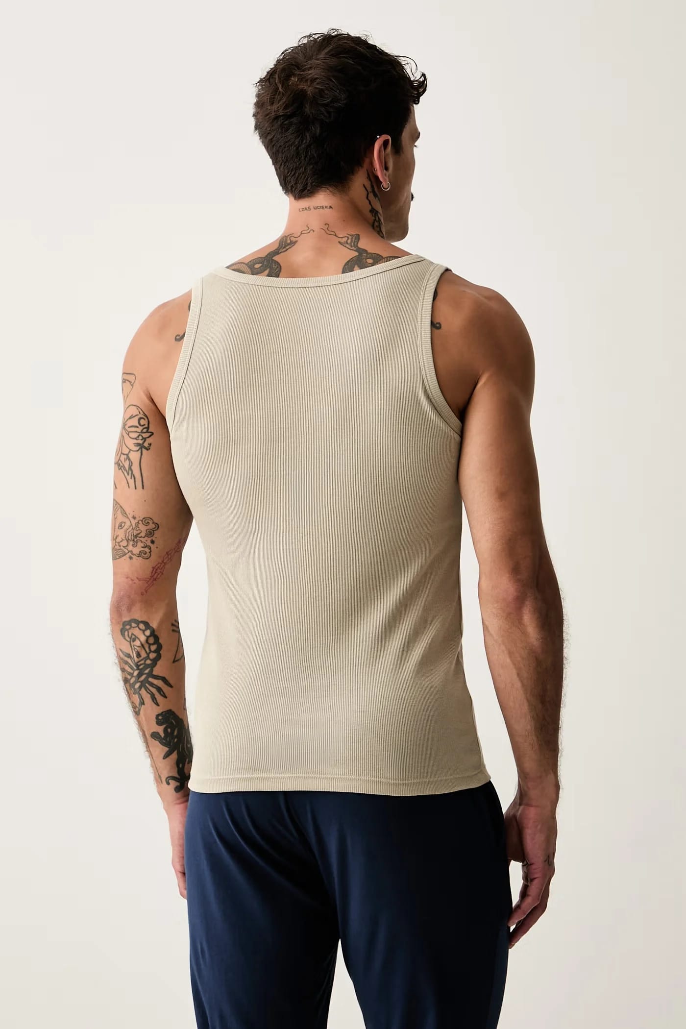 Мужской хлопковый топ TANK TOP TRIPL. ПАКЕТ 3 шт. - фото 7