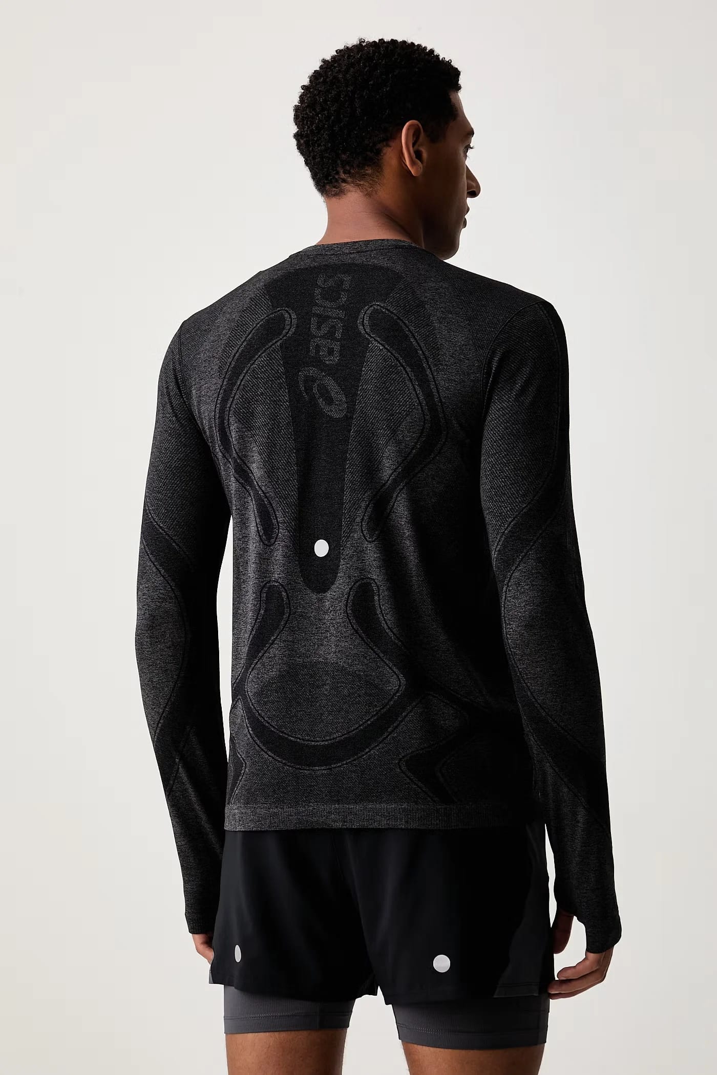 Мужские тренировочные шорты ROAD SEAMLESS LS TOP с длинным рукавом - фото 3