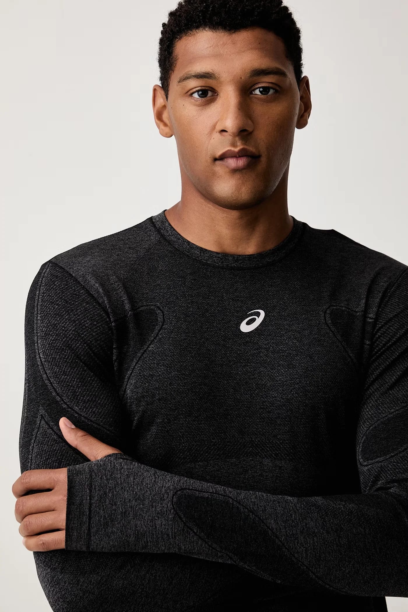 Мужские тренировочные шорты ROAD SEAMLESS LS TOP с длинным рукавом - фото 4