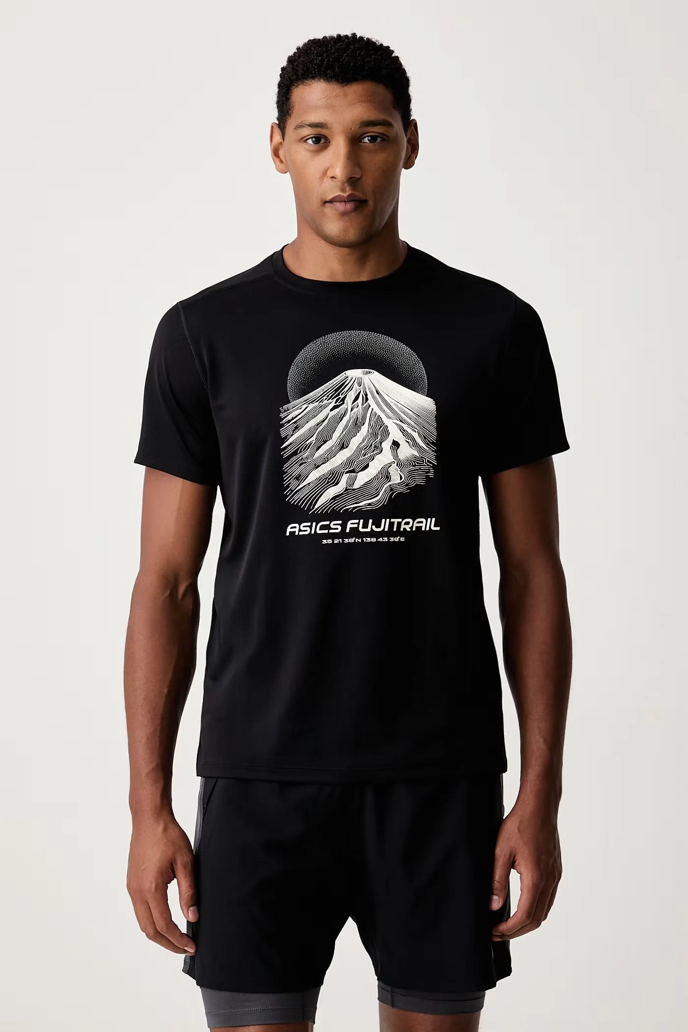 Мужская беговая футболка FUJITRAIL LOGO SS TOP - фото 1