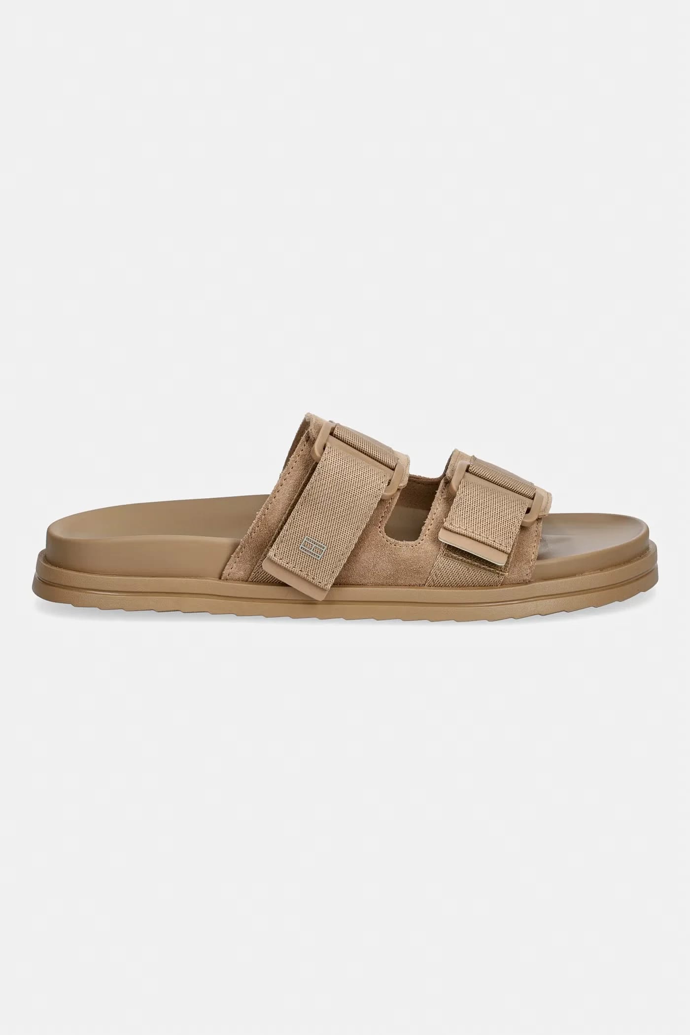 Мужские шлепанцы HILFIGER MIX SUEDE BUCKLE SANDAL - фото 2