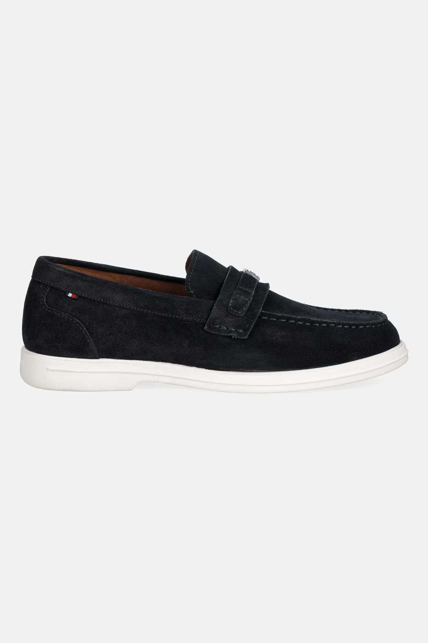 Мужские замшевые лоферы LIGHT SUEDE FLAG HARDWARE LOAFER - фото 2