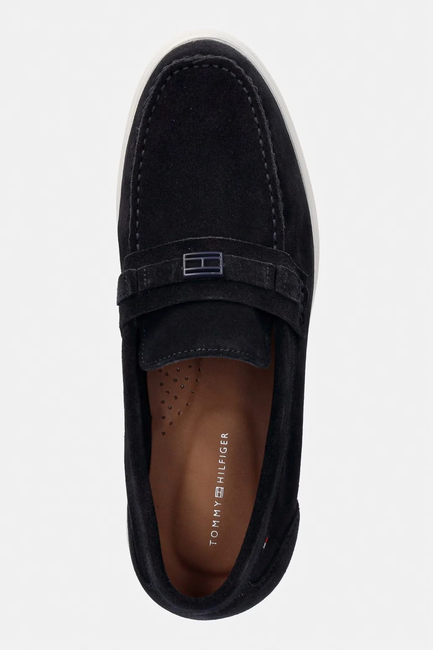 Мужские замшевые лоферы LIGHT SUEDE FLAG HARDWARE LOAFER - фото 4