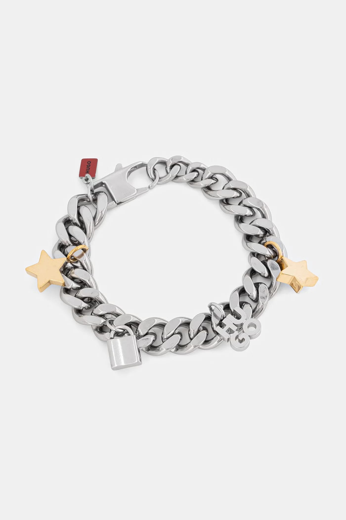 Мужской браслет из нержавеющей стали с эмалью E-VALENTINCHARMS-BRA - фото 1