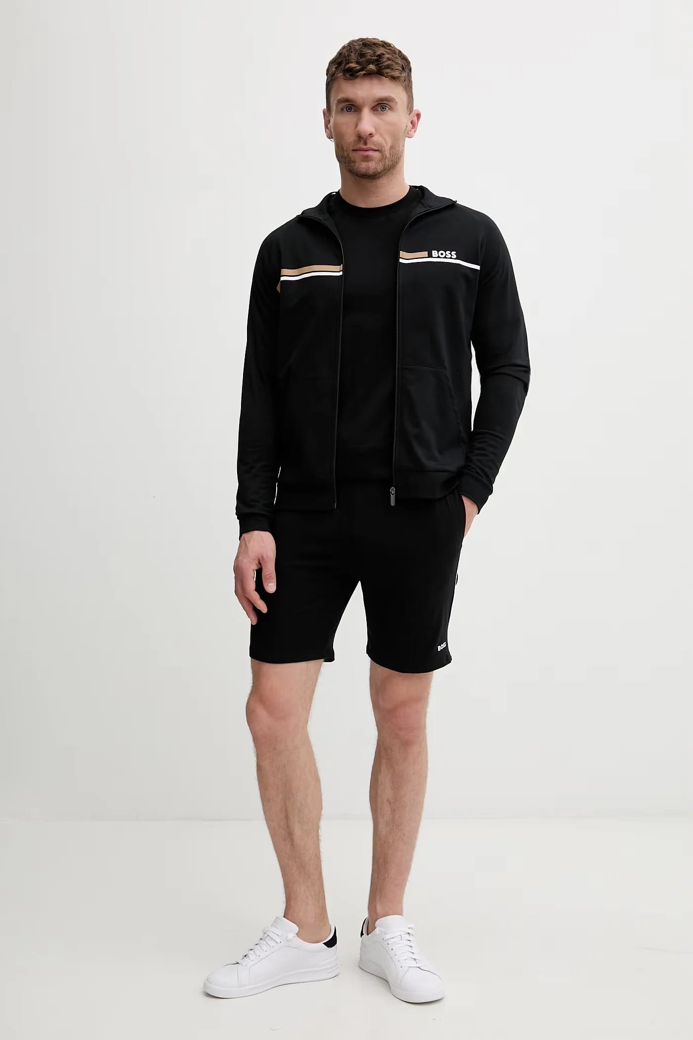 Мужские пижамные шорты из хлопка с эластаном Unique Shorts - фото 2