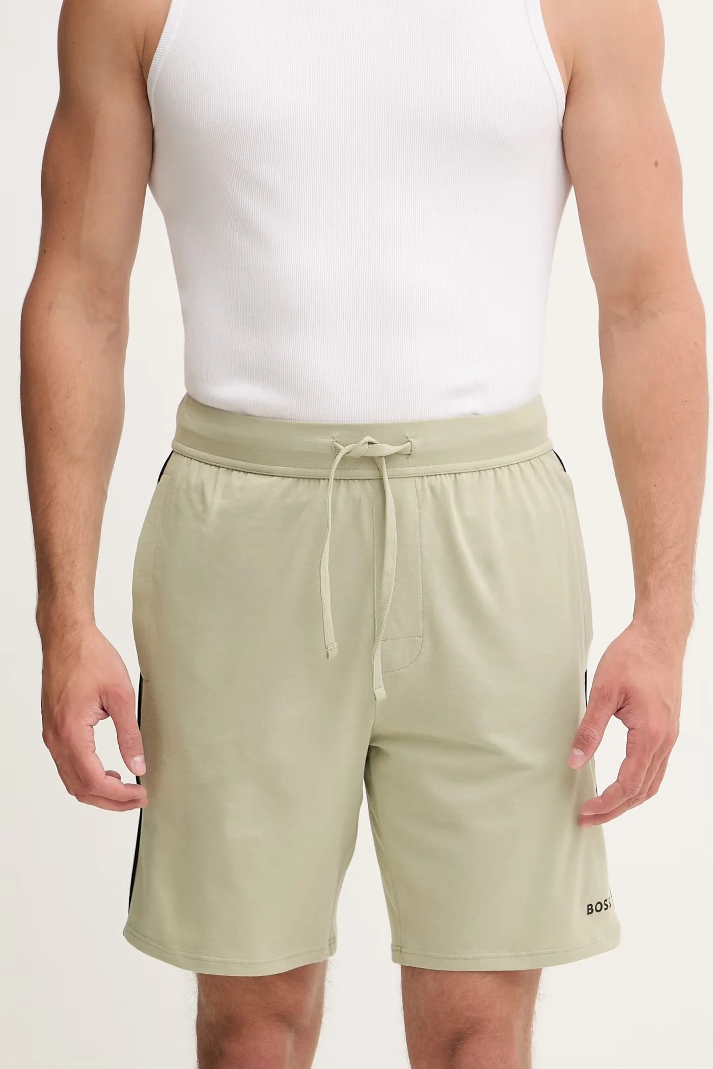 Мужские пижамные шорты из хлопка с эластаном Unique Shorts - фото 1