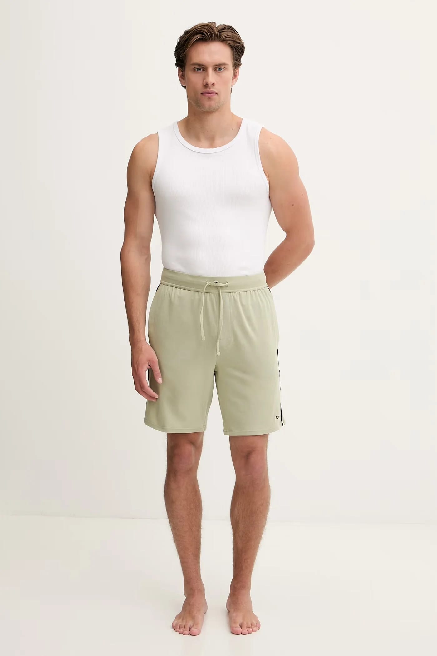 Мужские пижамные шорты из хлопка с эластаном Unique Shorts - фото 2