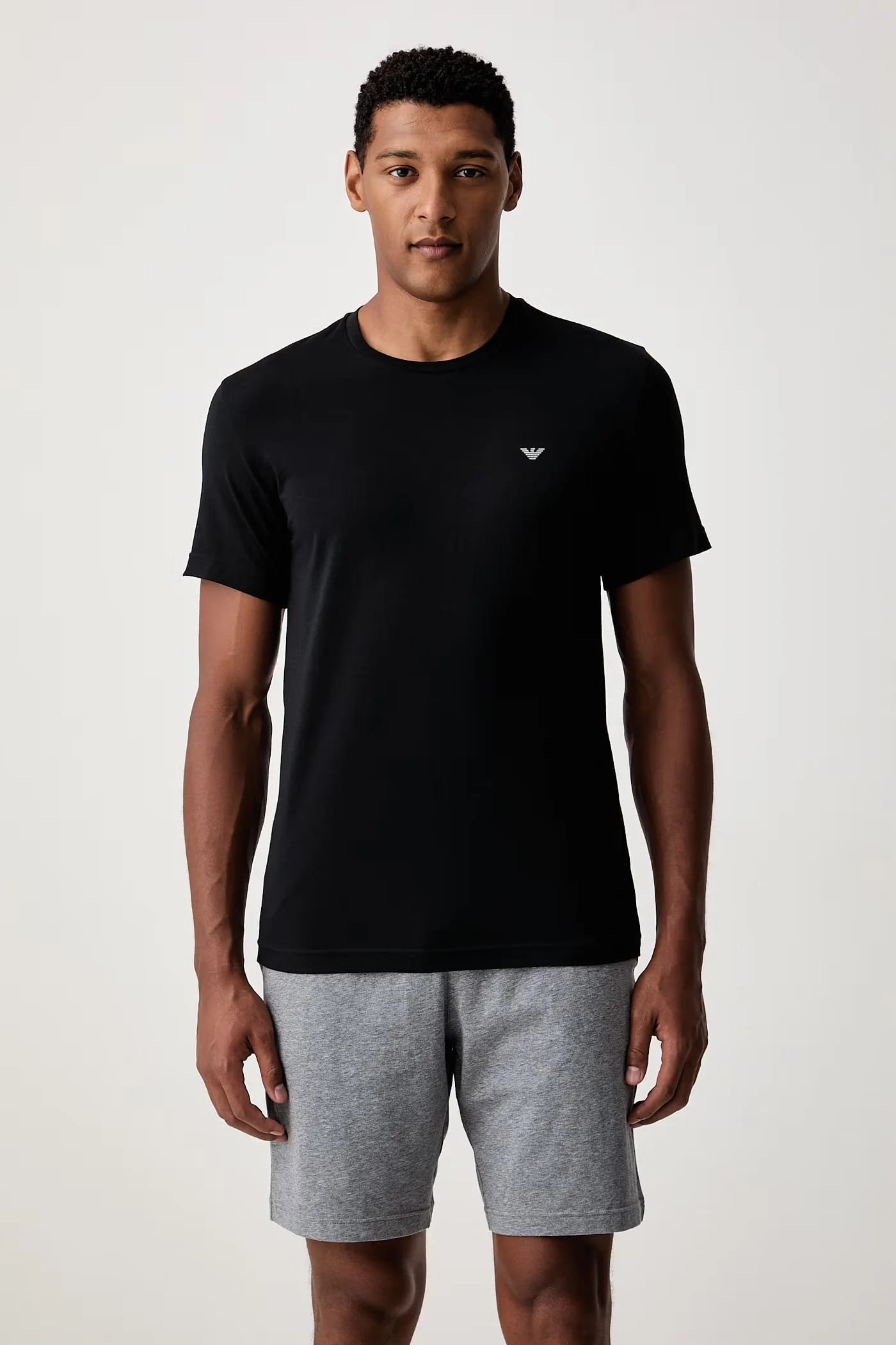 Мужская пижама-двойка из хлопка с эластаном - фото 1