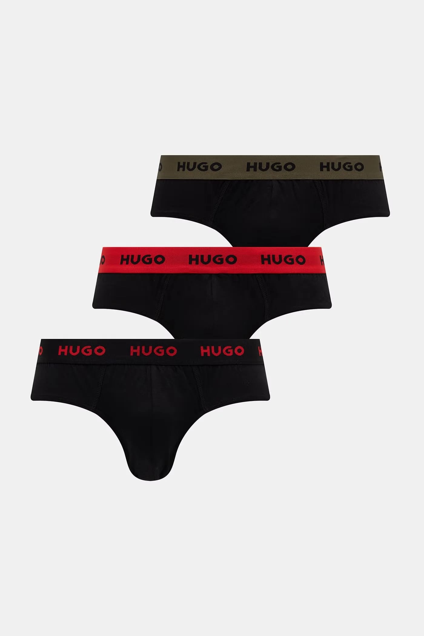 Мужские трусы из хлопка с эластаном HIPBRIEF TRIPLETPACK, 3 шт. - фото 1