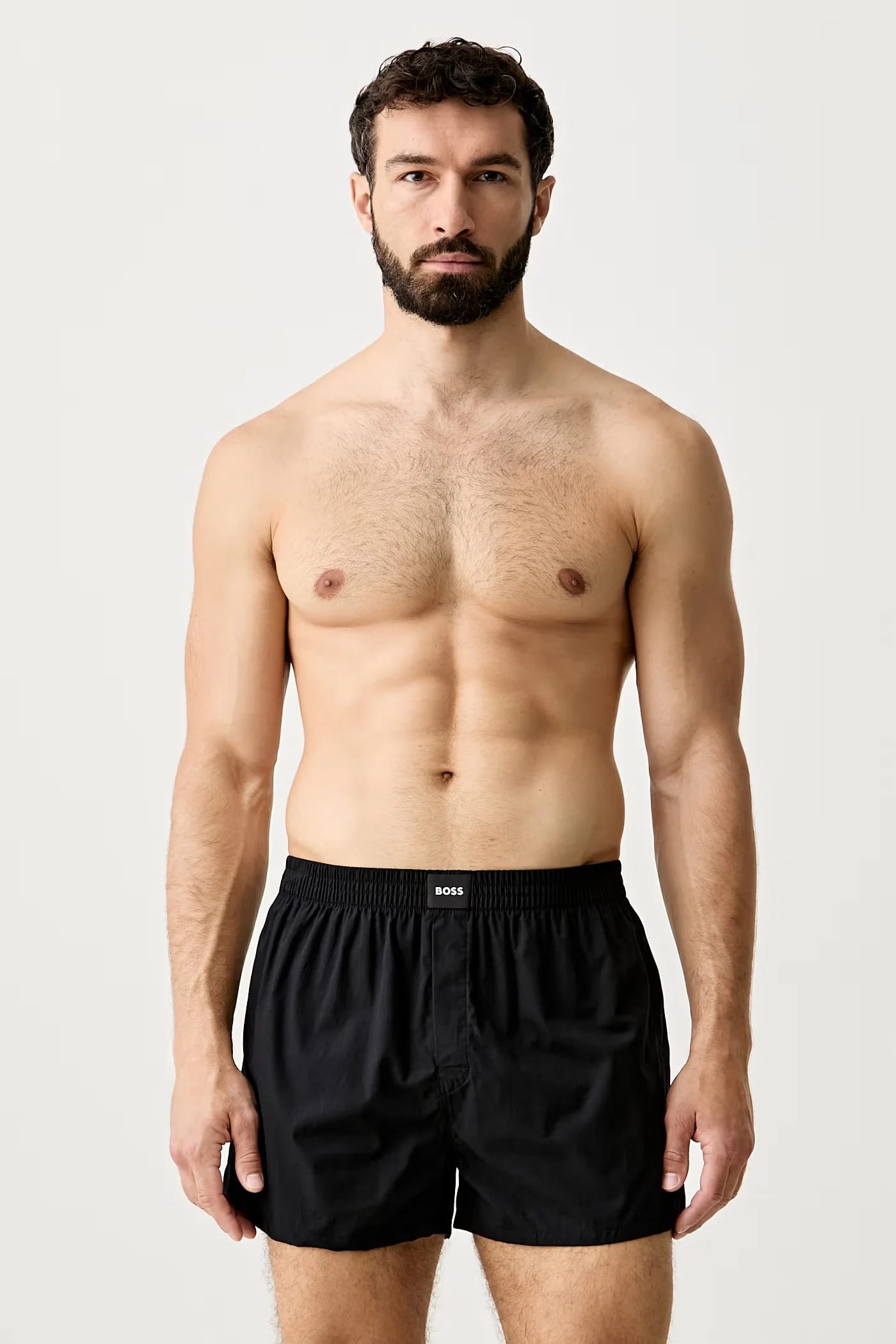 Свободные мужские хлопковые боксеры 2P Boxer S. CW Персиковые 2 шт. - фото 1