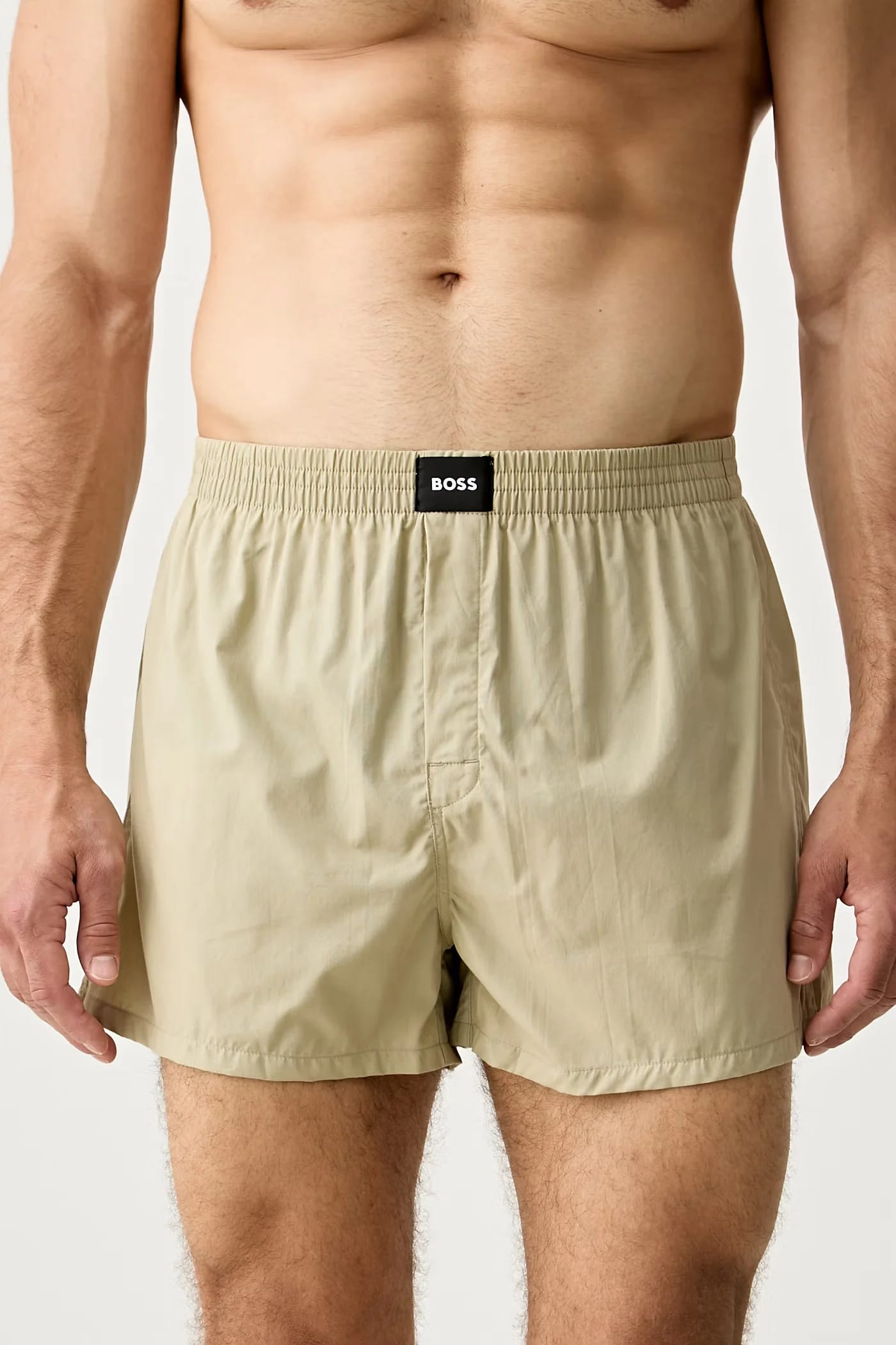 Свободные мужские хлопковые боксеры 2P Boxer S. CW Персиковые 2 шт. - фото 3
