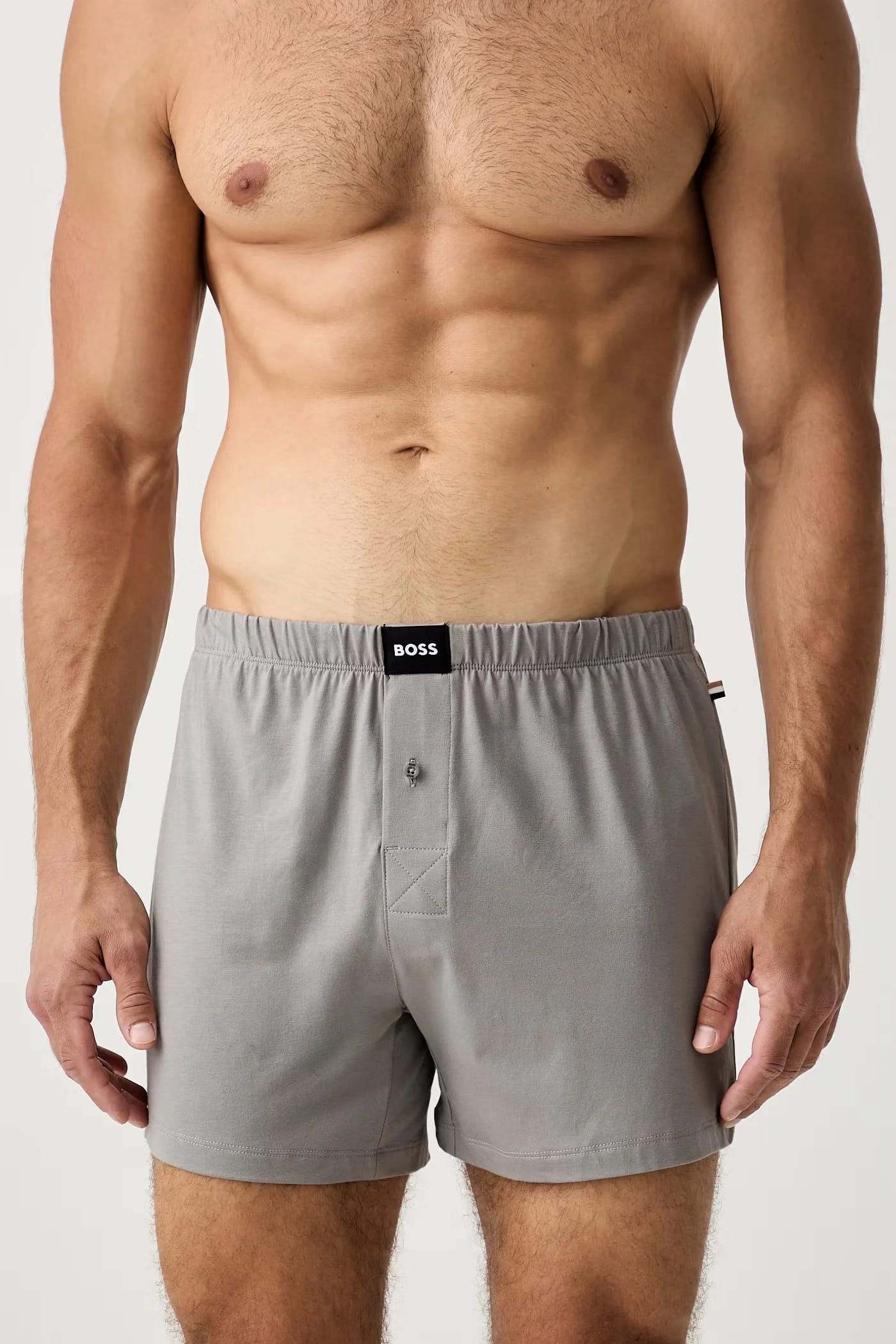 Мужские боксеры из хлопка с эластаном 2P Jersey Boxer, 2 пары - фото 3